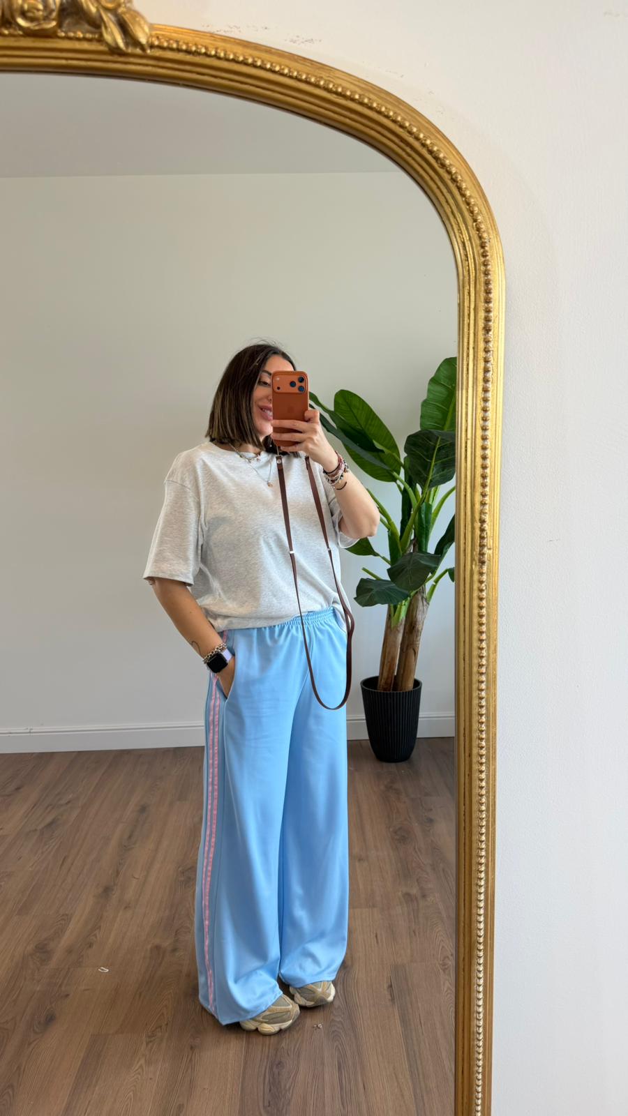 PANTALONE CON BANDE 7691 NEW