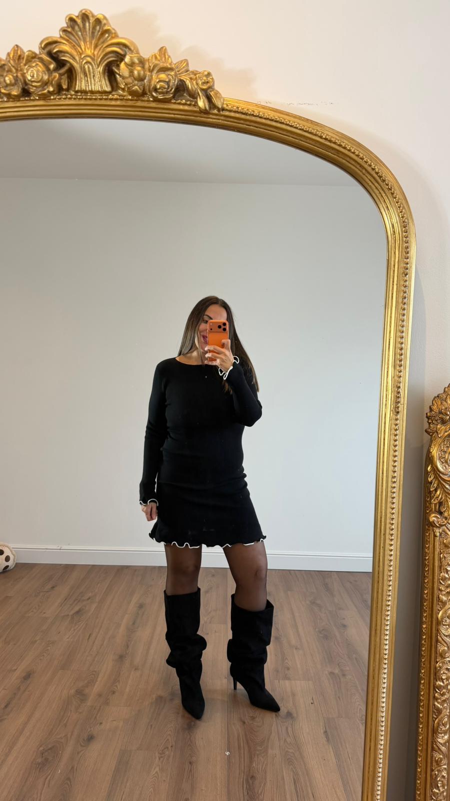 ABITO CON BORDINO BIANCO 13170 NEW