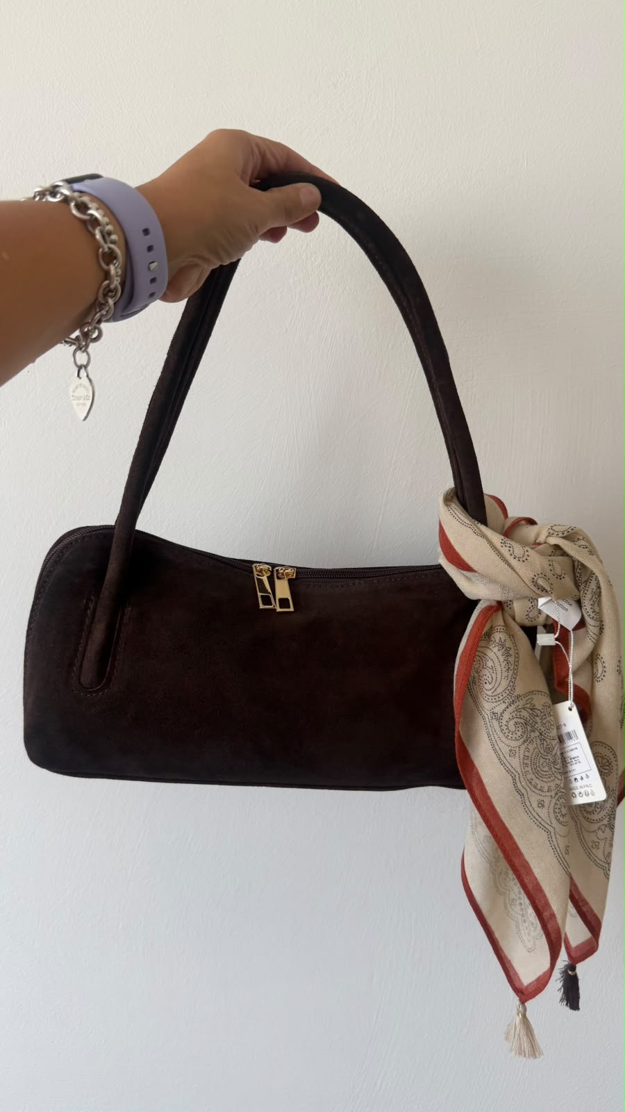 BORSA BAULETTO MARRONE 6205 NEW
