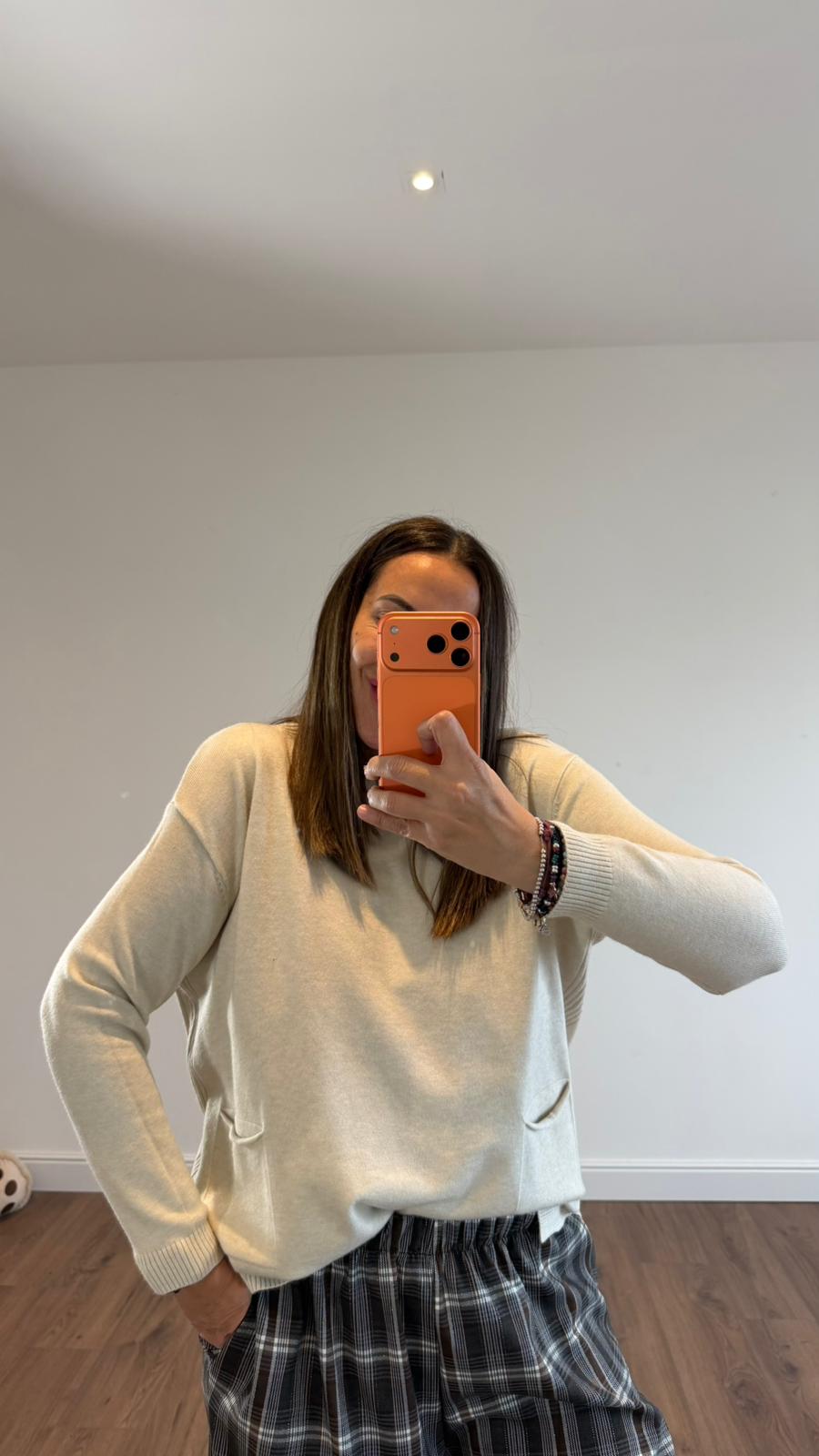 MAGLIONE CON TASCHINI 1935 NEW