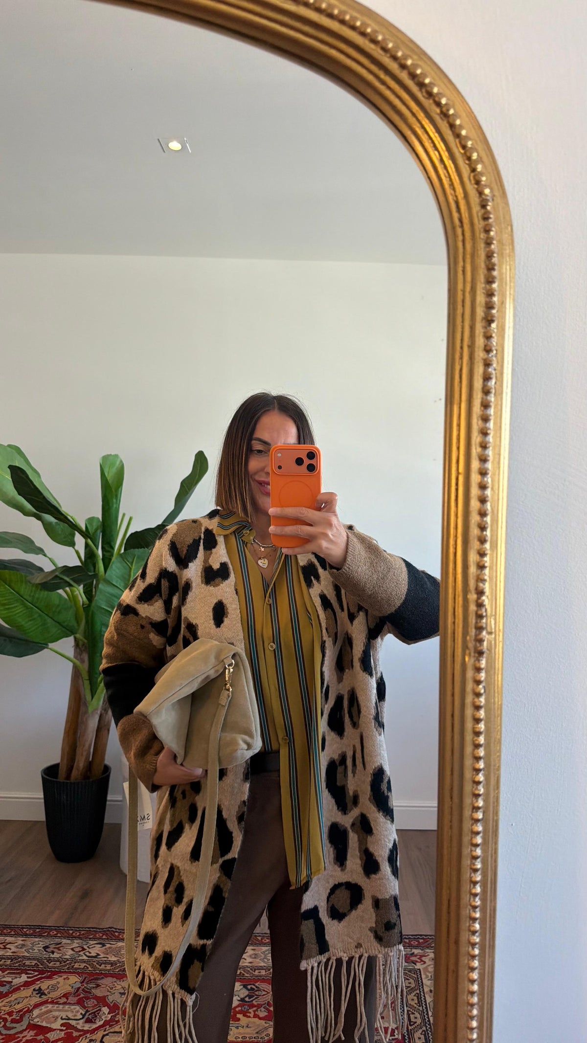 CARDIGAN LEOPARDATO SUSY STAR STM334 NEW