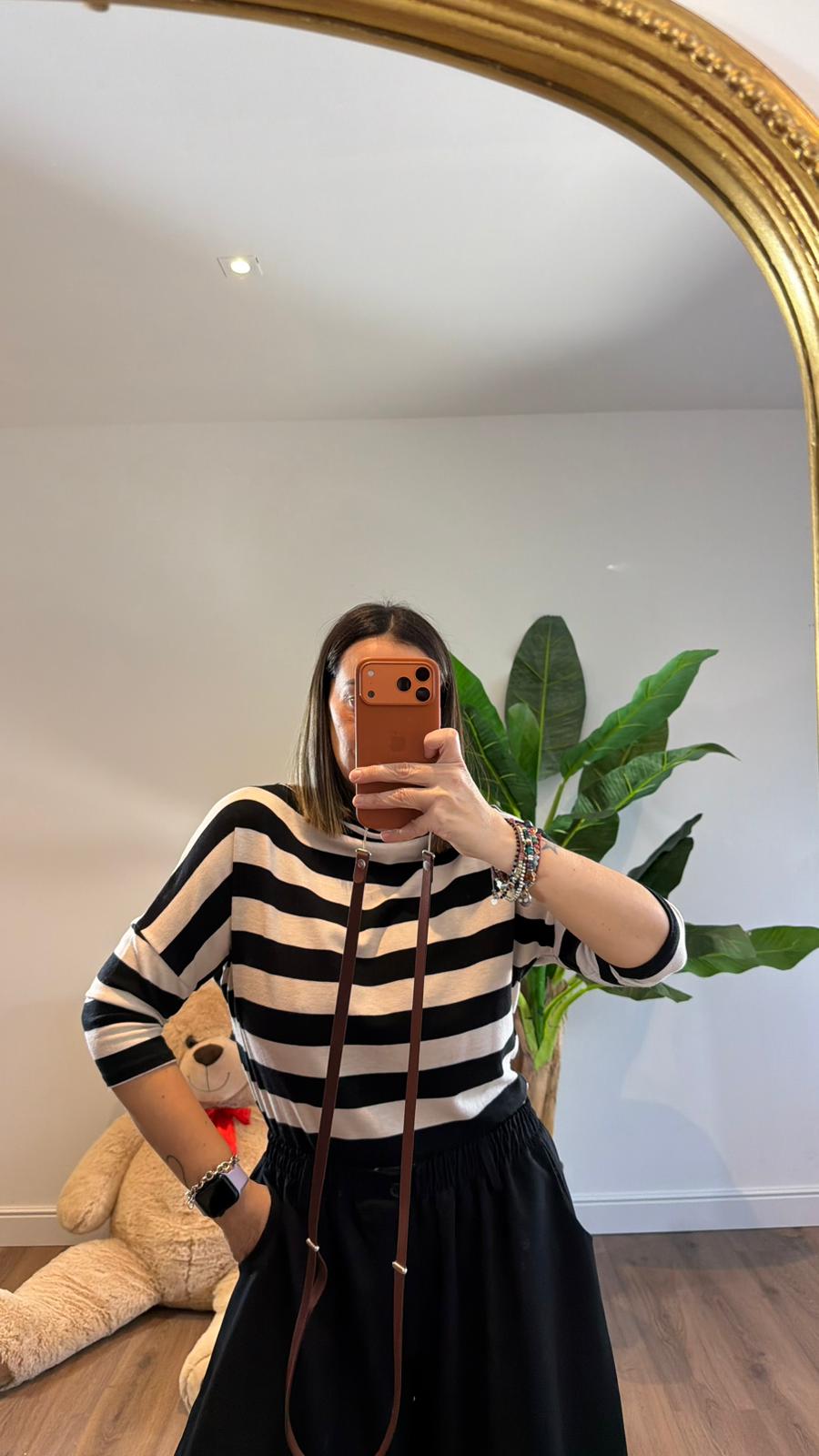 MAGLIA A RIGHE 12959 NEW