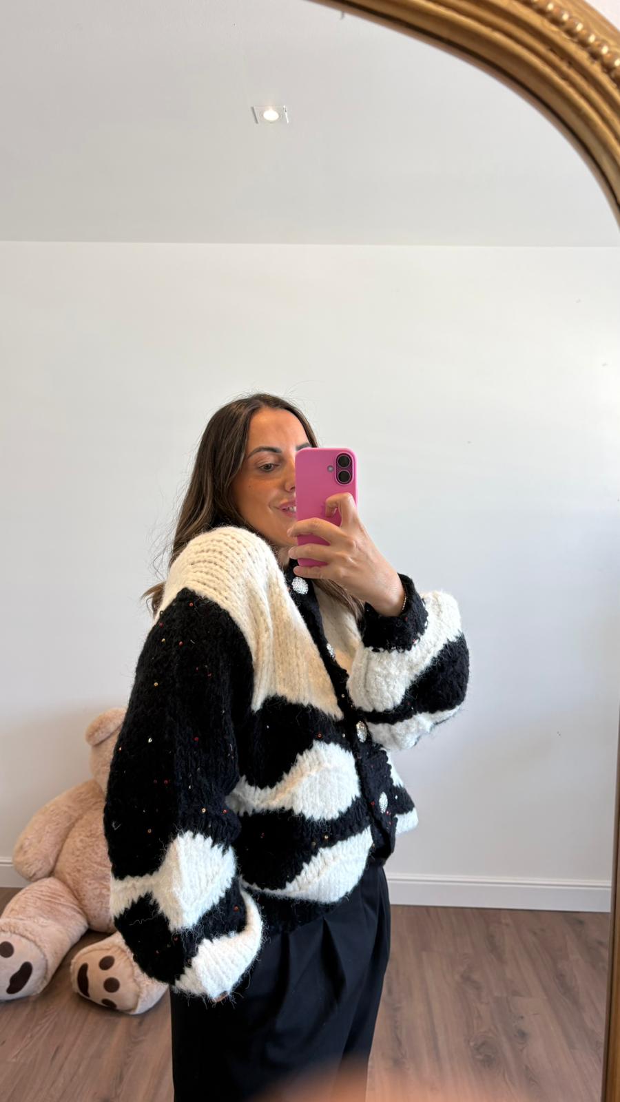 MAXI MAGLIONE CARDIGAN 001122 NEW