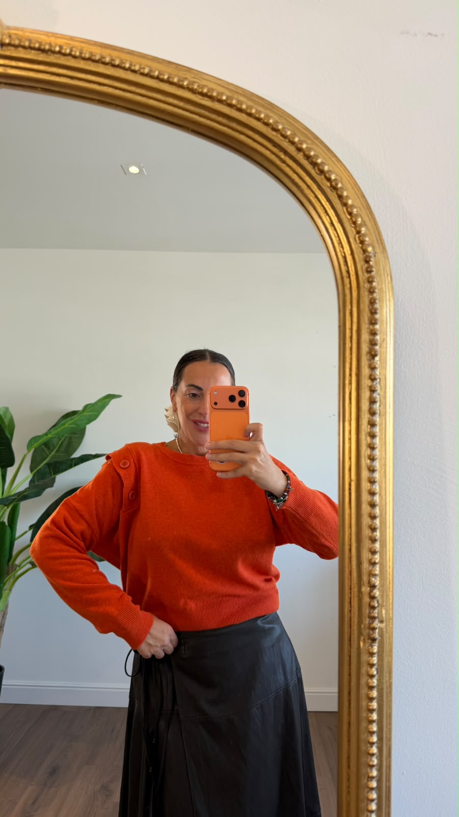 MAGLIONCINO ARANCIO HAVE ONE R061 NEW