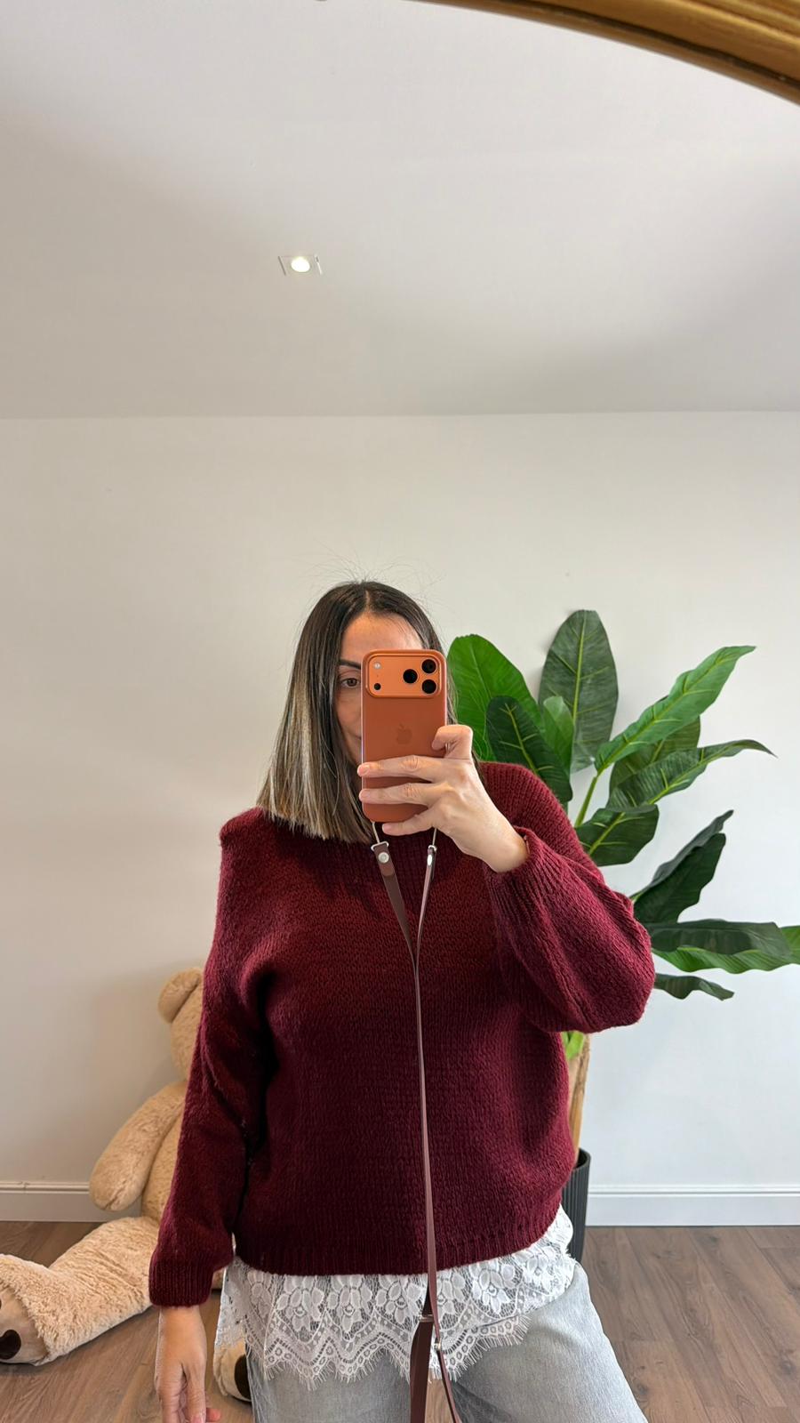 MAGLIONE CON PIZZO 3010 NEW