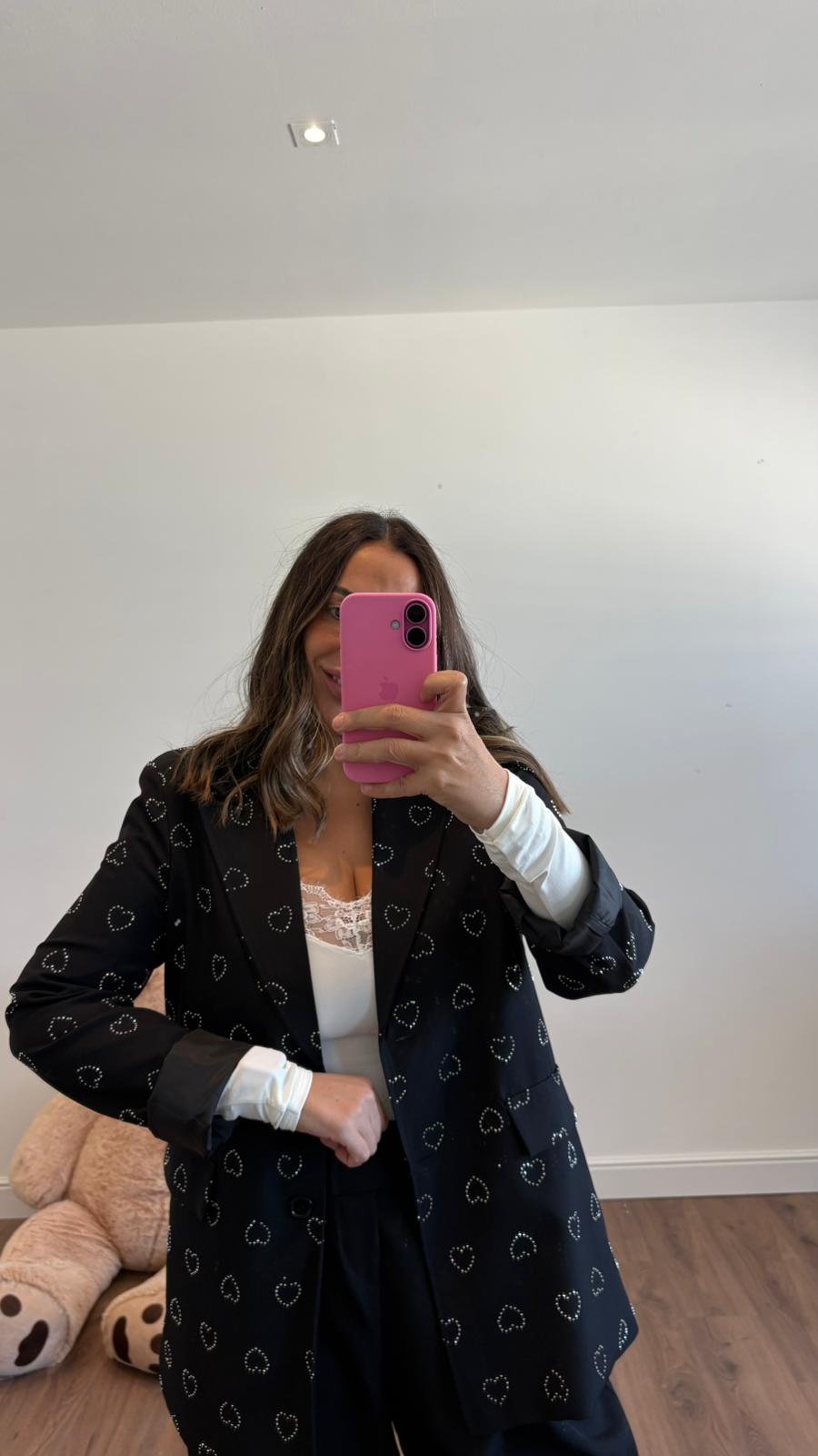 BLAZER STRASS CUORI 25856 NEW