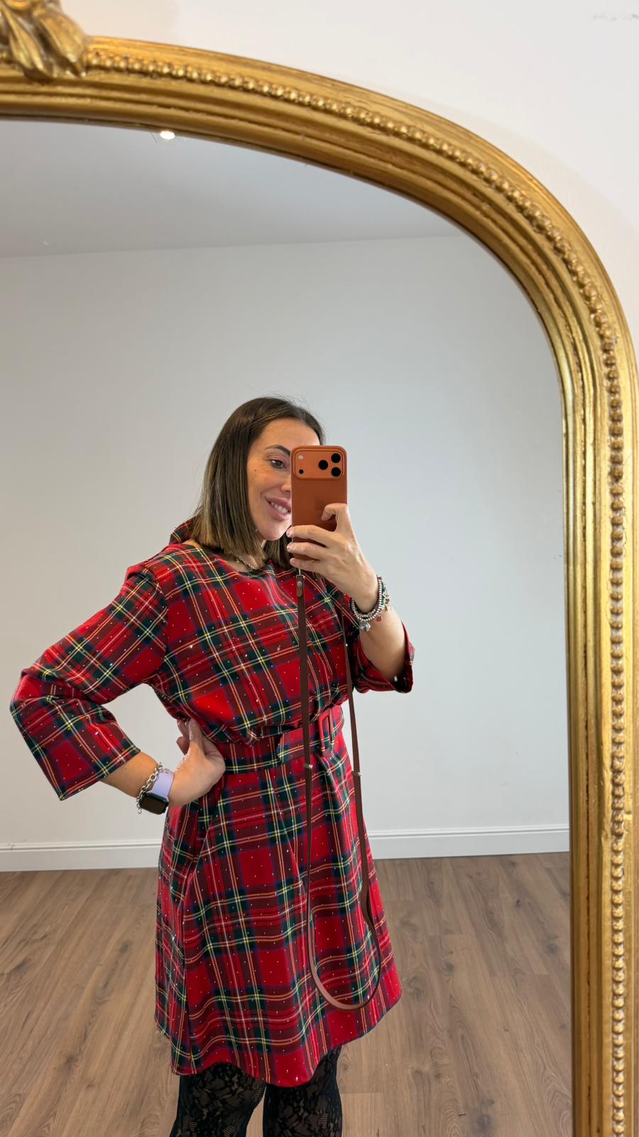 ABITO SCOZZESE CON BRILLANTINI 90910 NEW