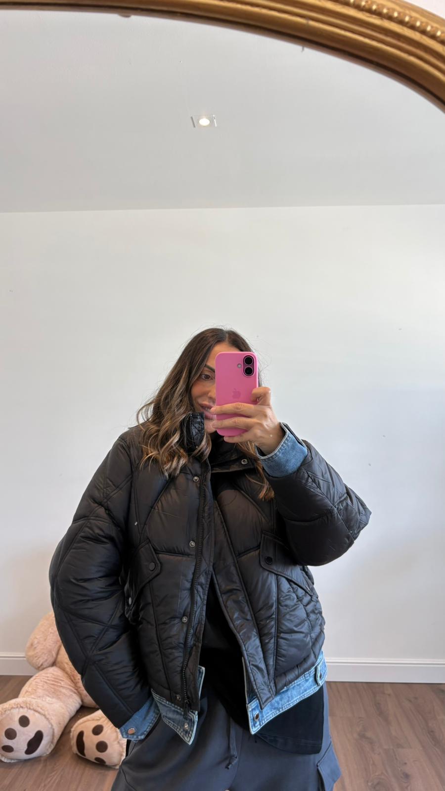 PIUMINO NERO W117 NEW