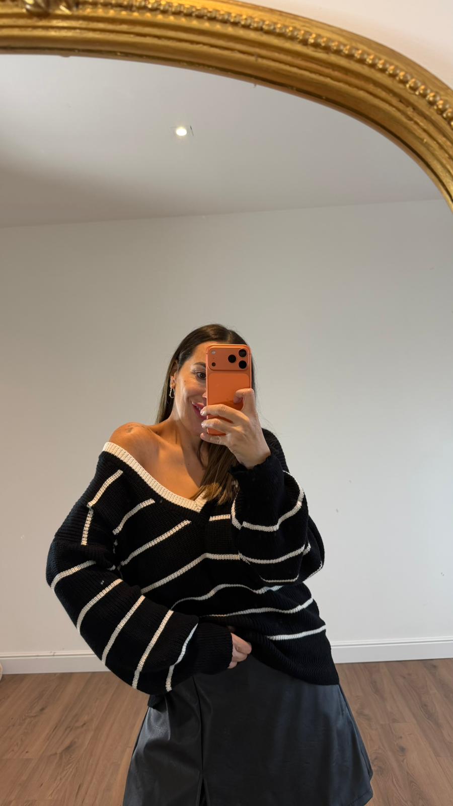 MAGLIONE A RIGHE 2552 NEW