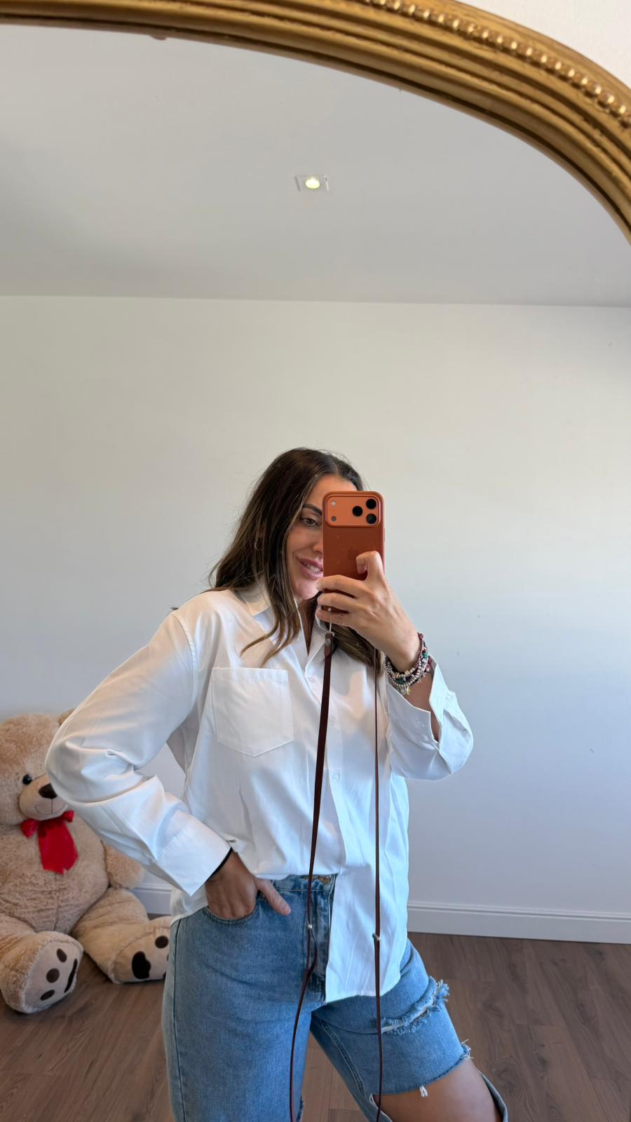 CAMICIA BIANCA OVER 17117 NEW