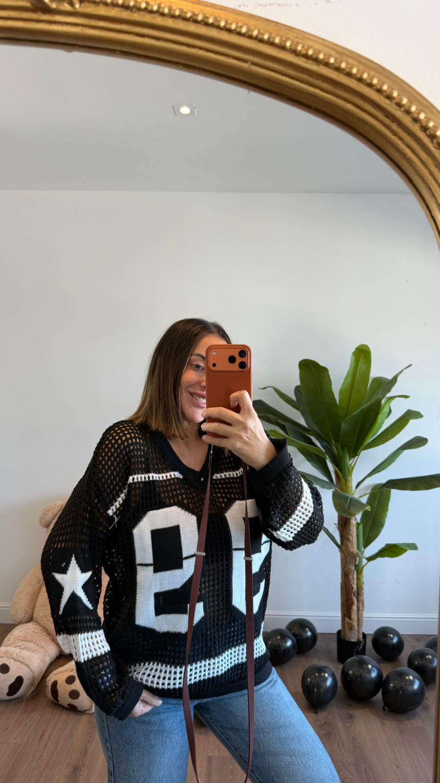 MAGLIA TRAFORATA NERA 2567 NEW