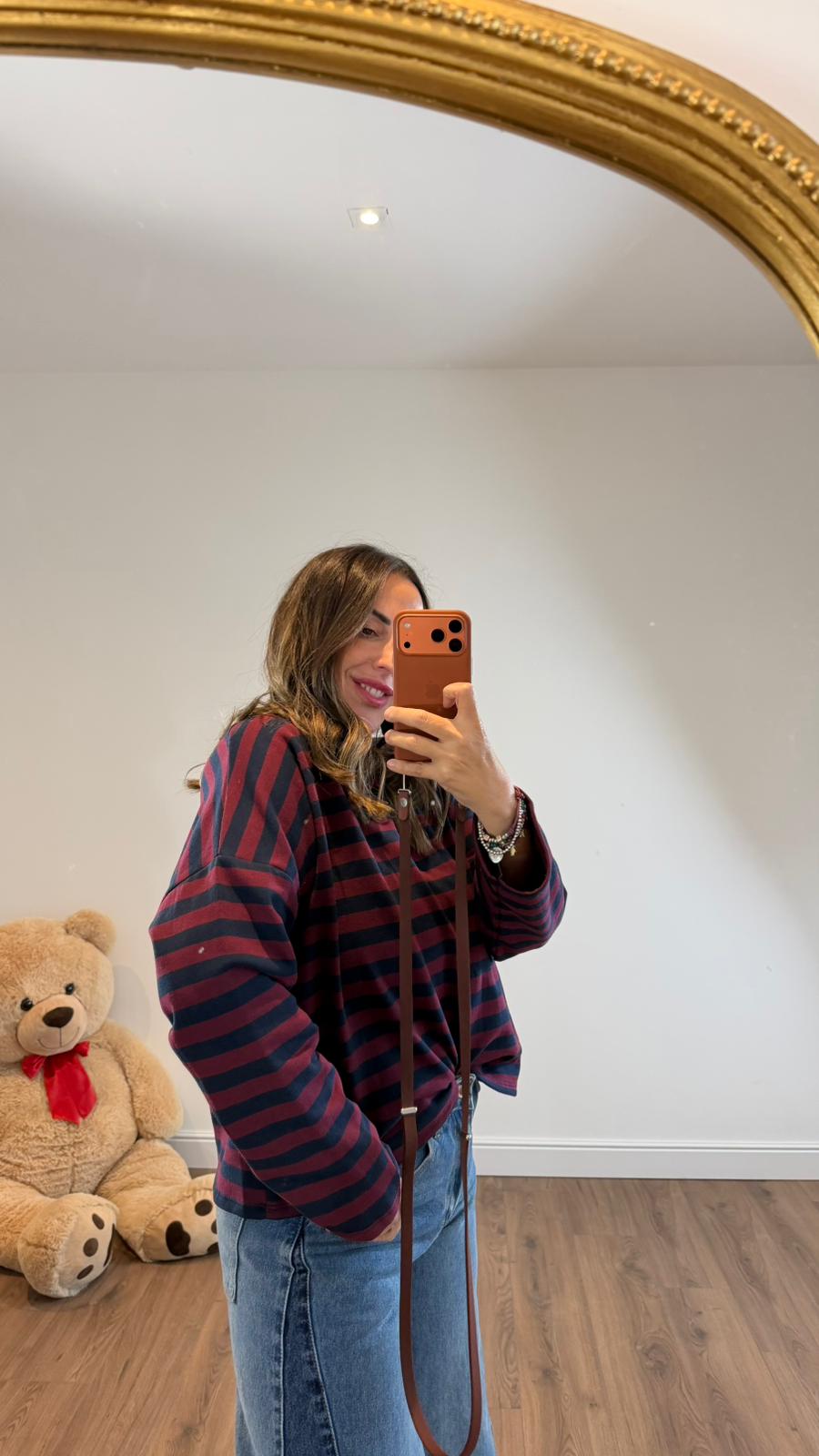 FELPA A RIGHE 5021 NEW