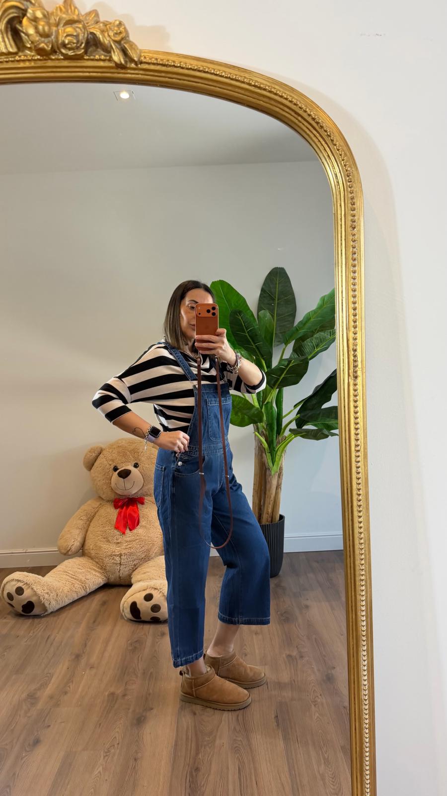 SALOPETTE JEANS H1057 NEW