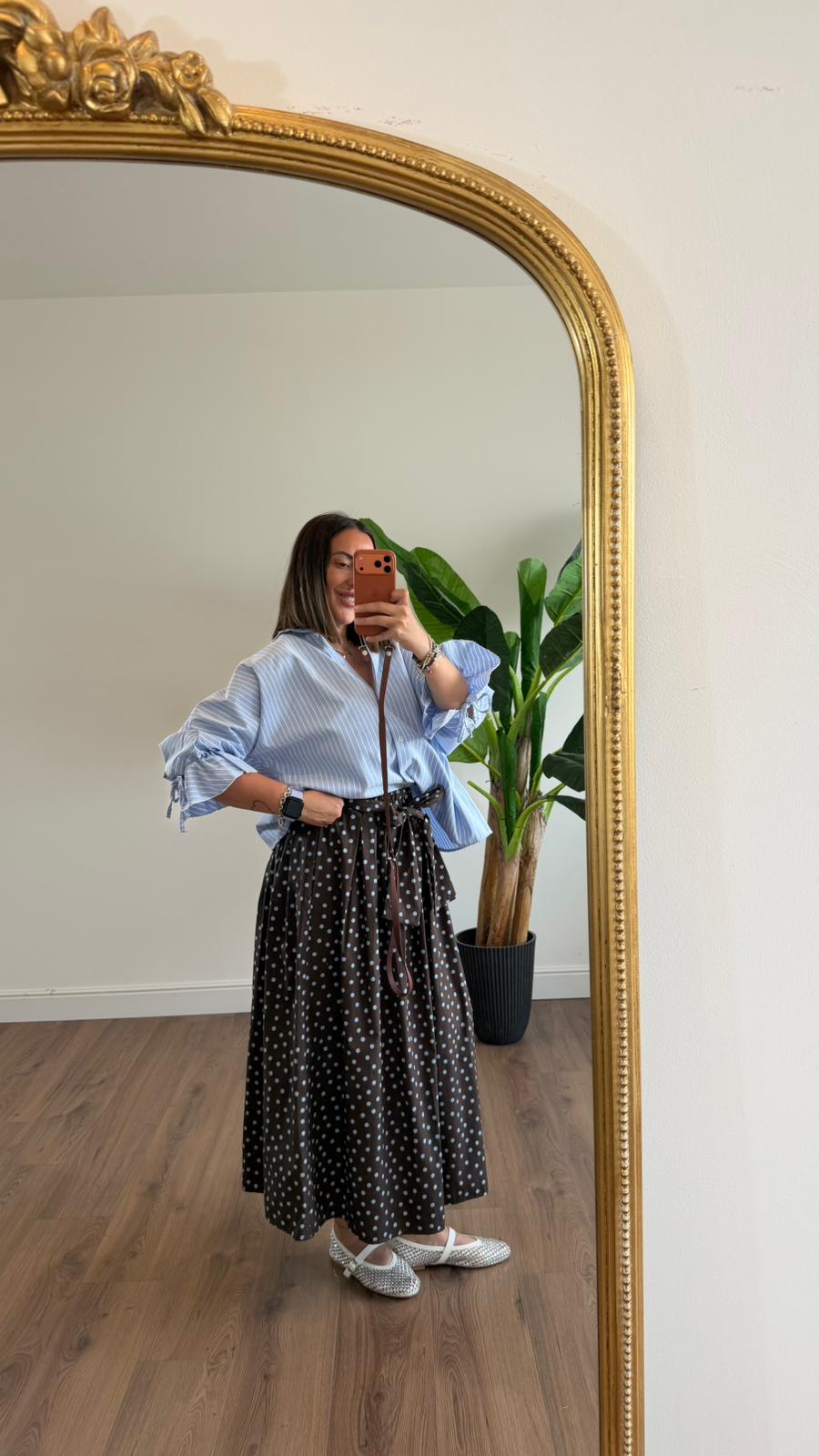 GONNA MARRONE A POIS 23403 NEW