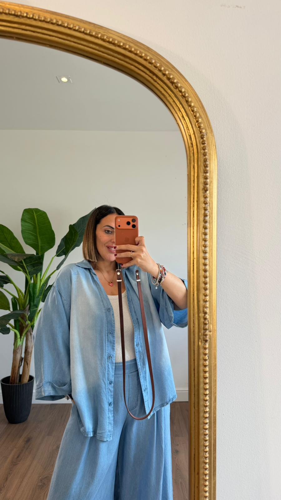 CAMICIA CHAMBRAY 50244 SUSY STAR NEW