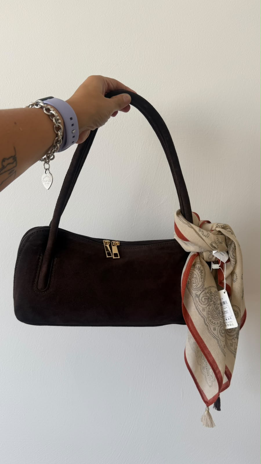 BORSA BAULETTO MARRONE 6205 NEW
