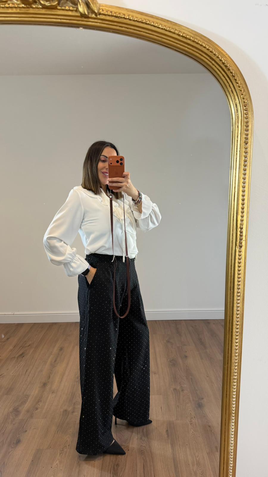 PANTALONI STRASS M12377 NEW