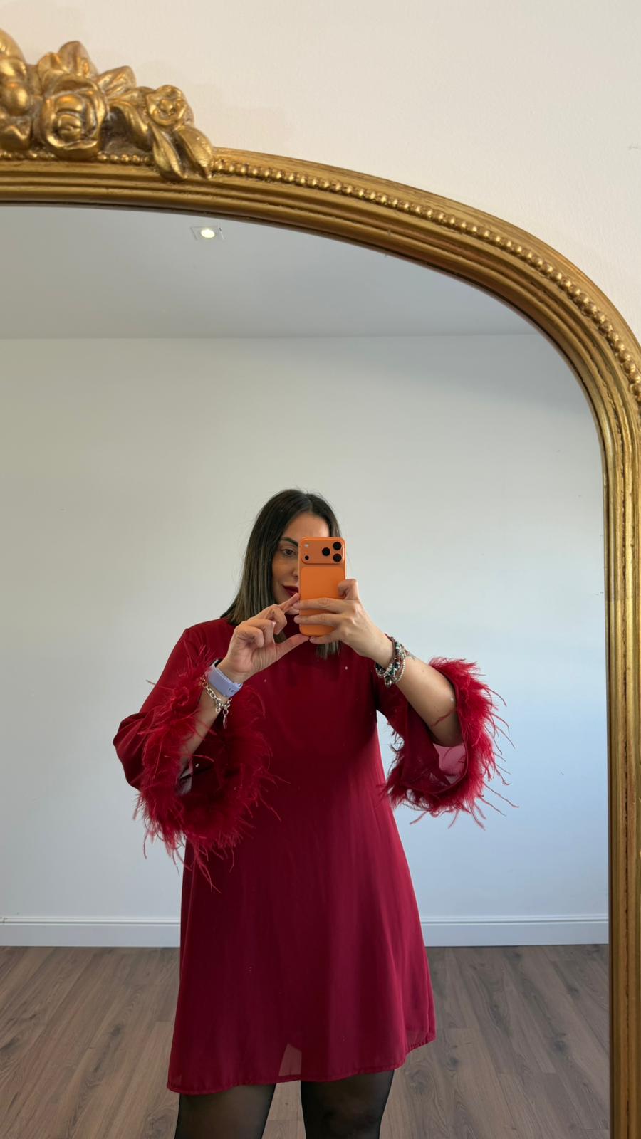 ABITO CON PIUME 1876 NEW