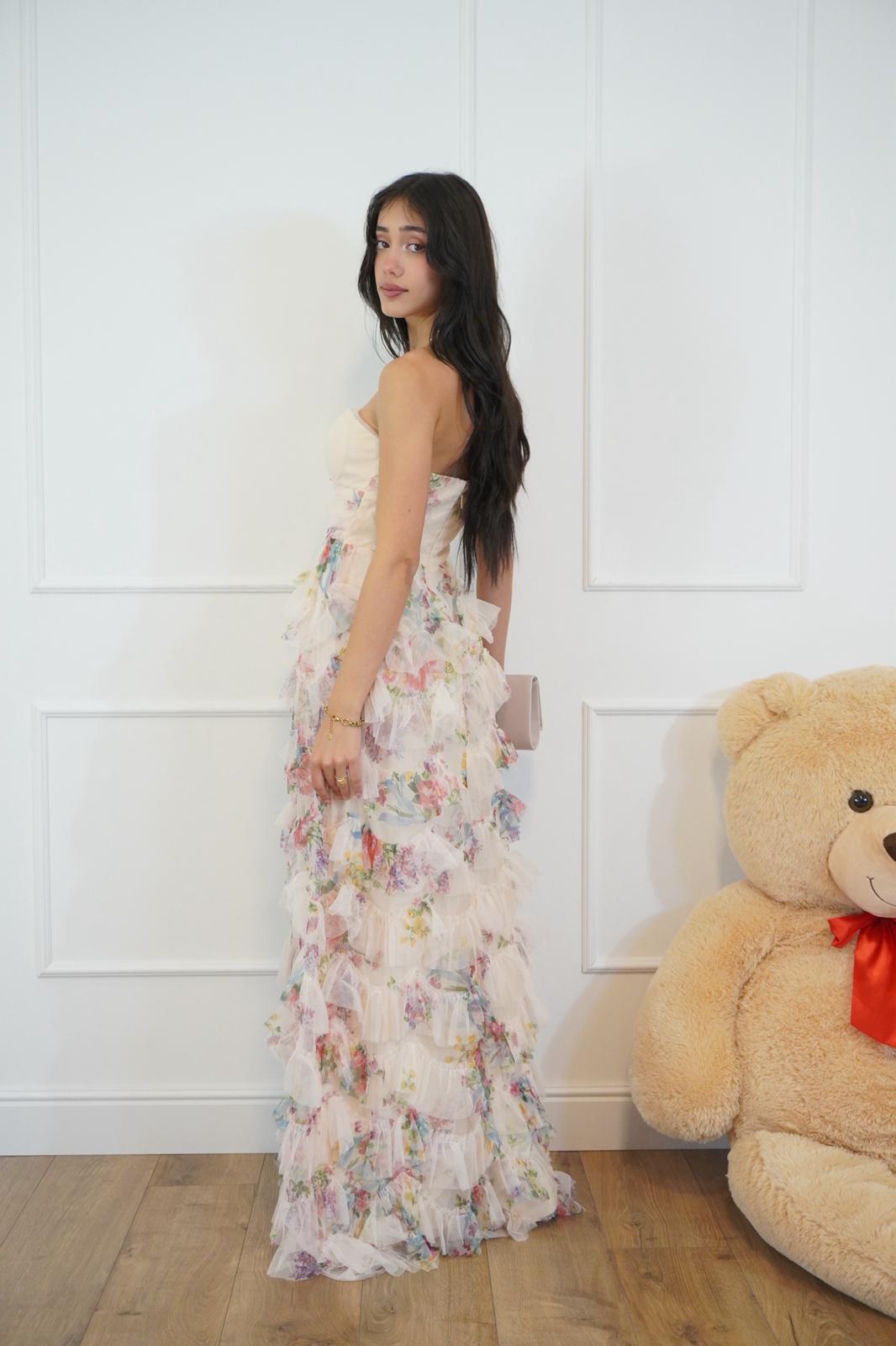 ABITO CON FIORI 9043 NEW