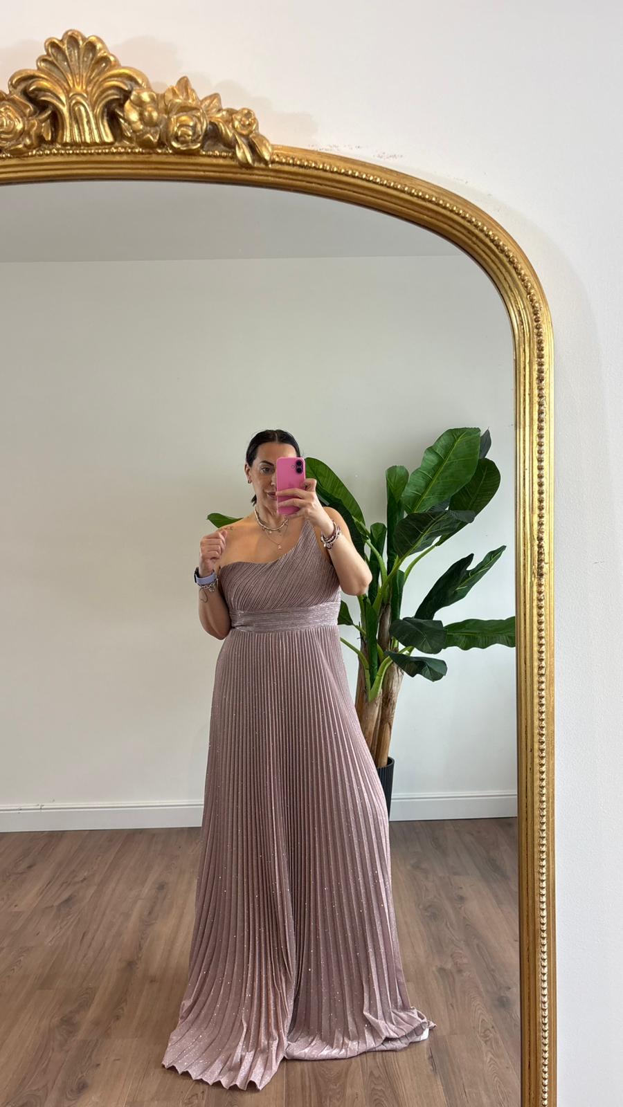 ABITO MONOSPALLA GLITTER 50126 NEW