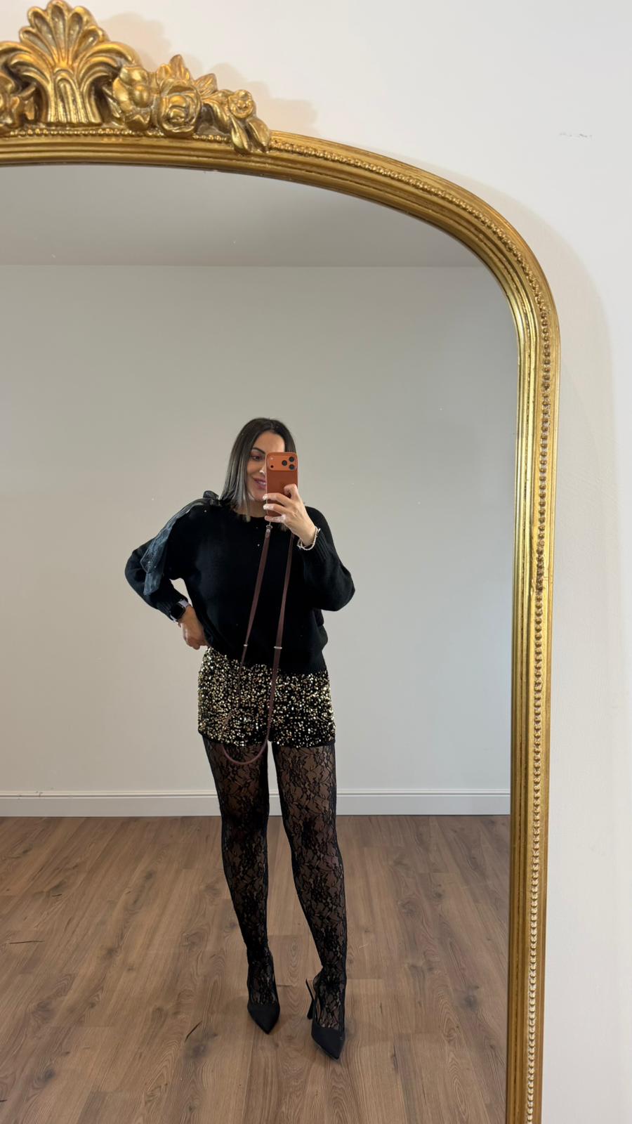 PANTALONCINO PAILLETTES 2777 NEW