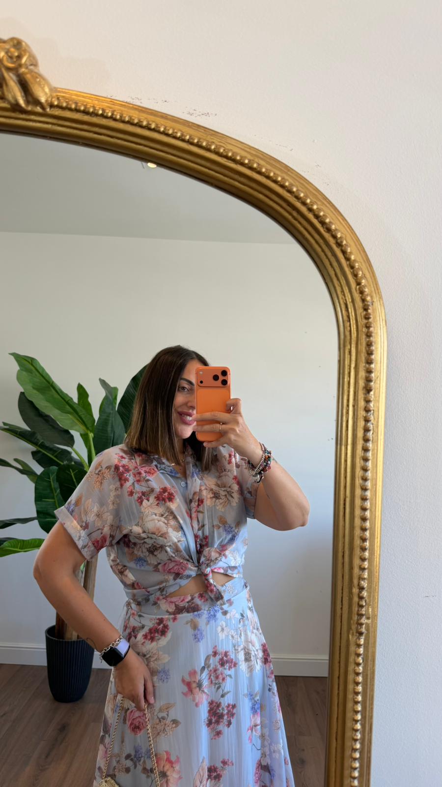 CAMICIA A FIORI DALIA 8352 NEW