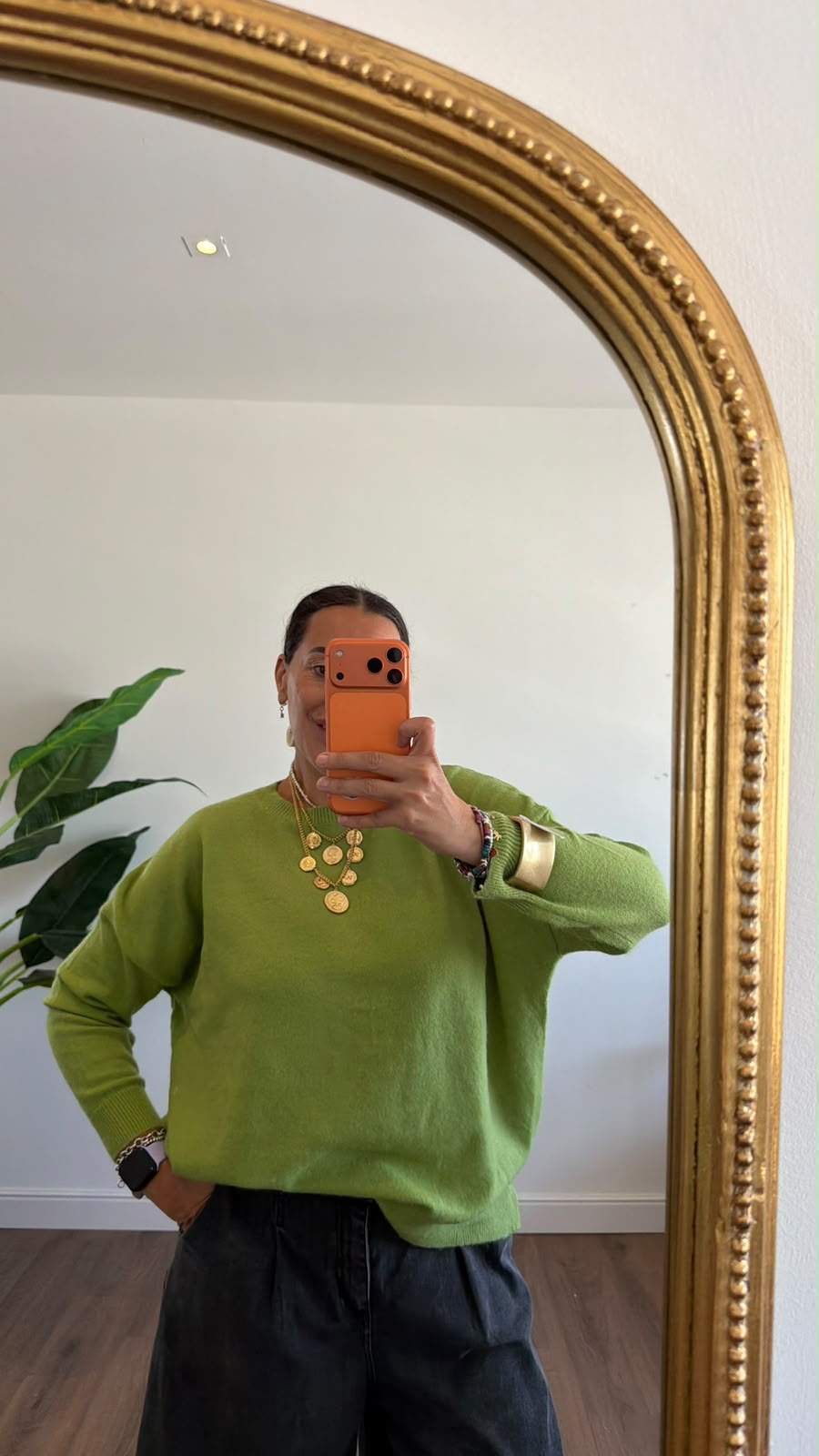 MAGLIONE GIROCOLLO VERDE SUSY STAR STM309 NEW