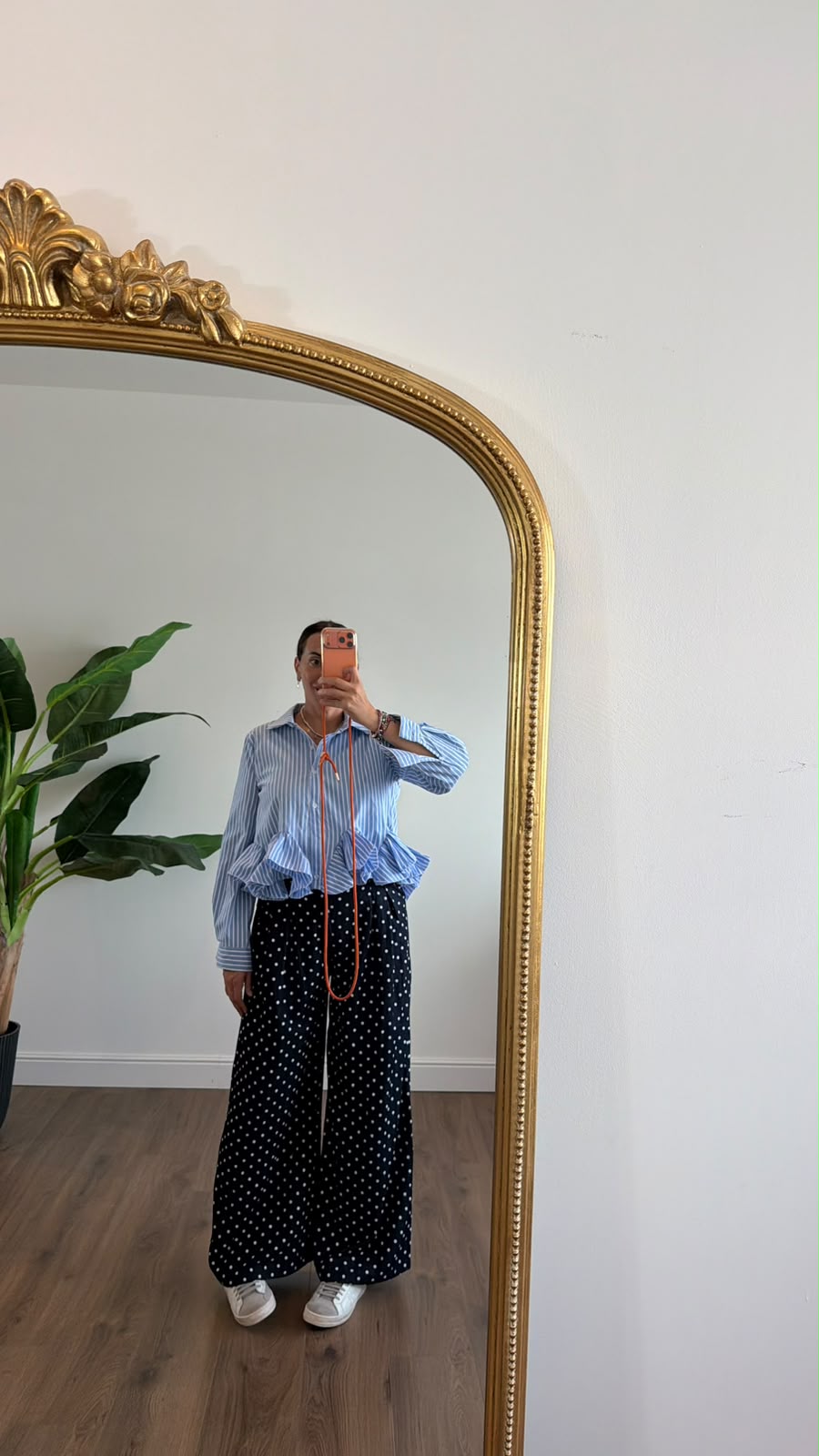 PANTALONI A POIS 16602