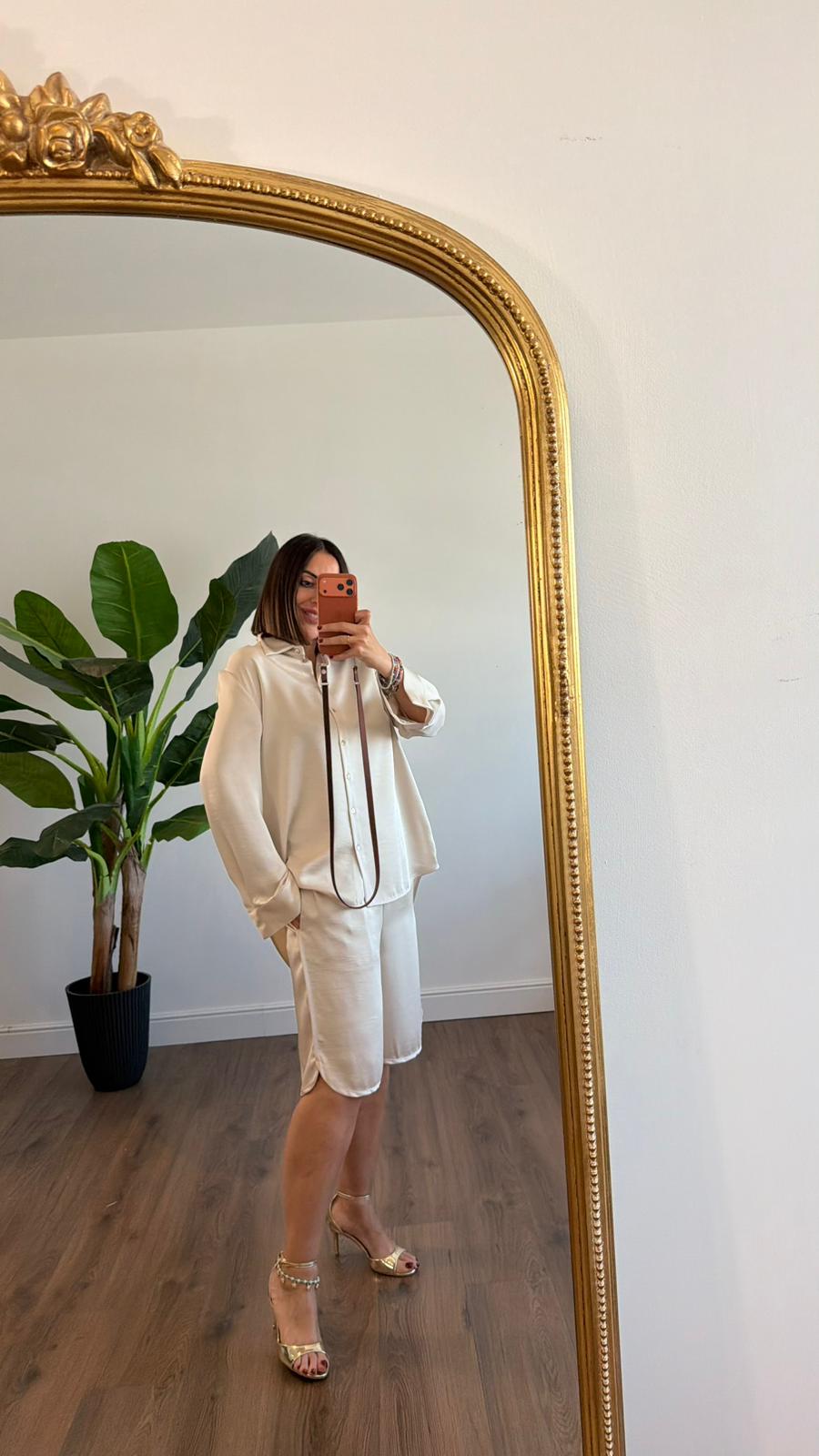 BERMUDA IN RASO BEIGE 5370 VICOLO NEW