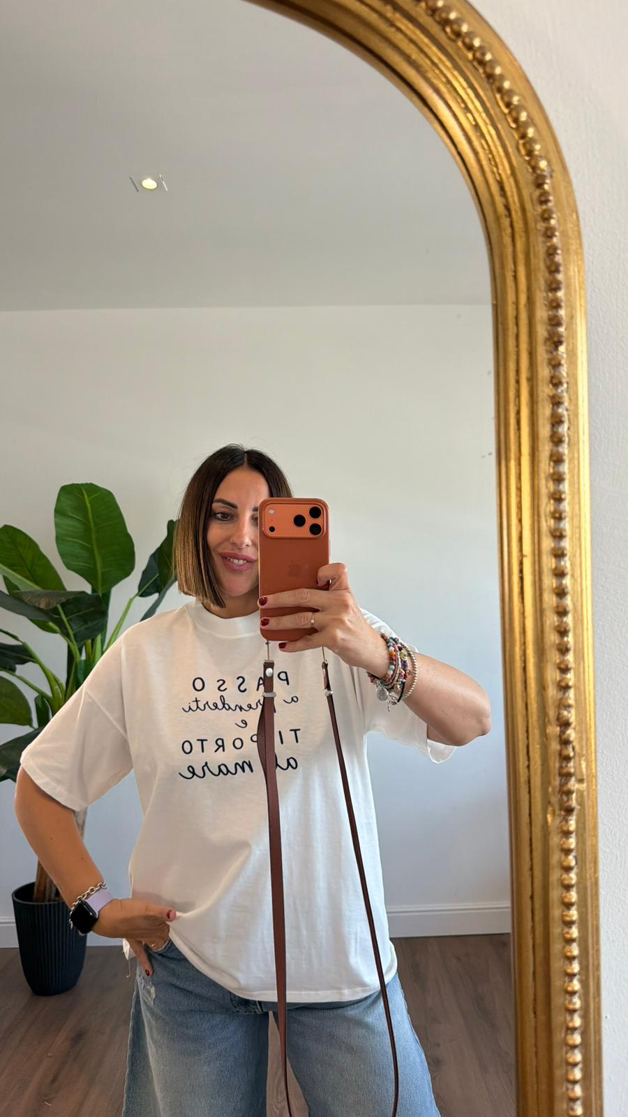 T-SHIRT PASSO A PRENDERTI E TI PORTO AL MARE VICOLO 0255 NEW