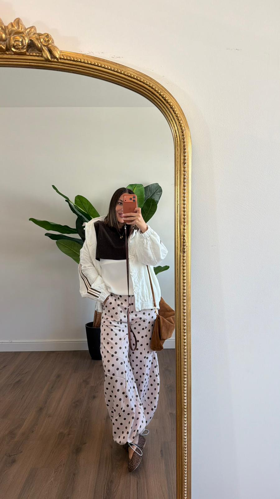 PANTALONE A POIS 13657 NEW