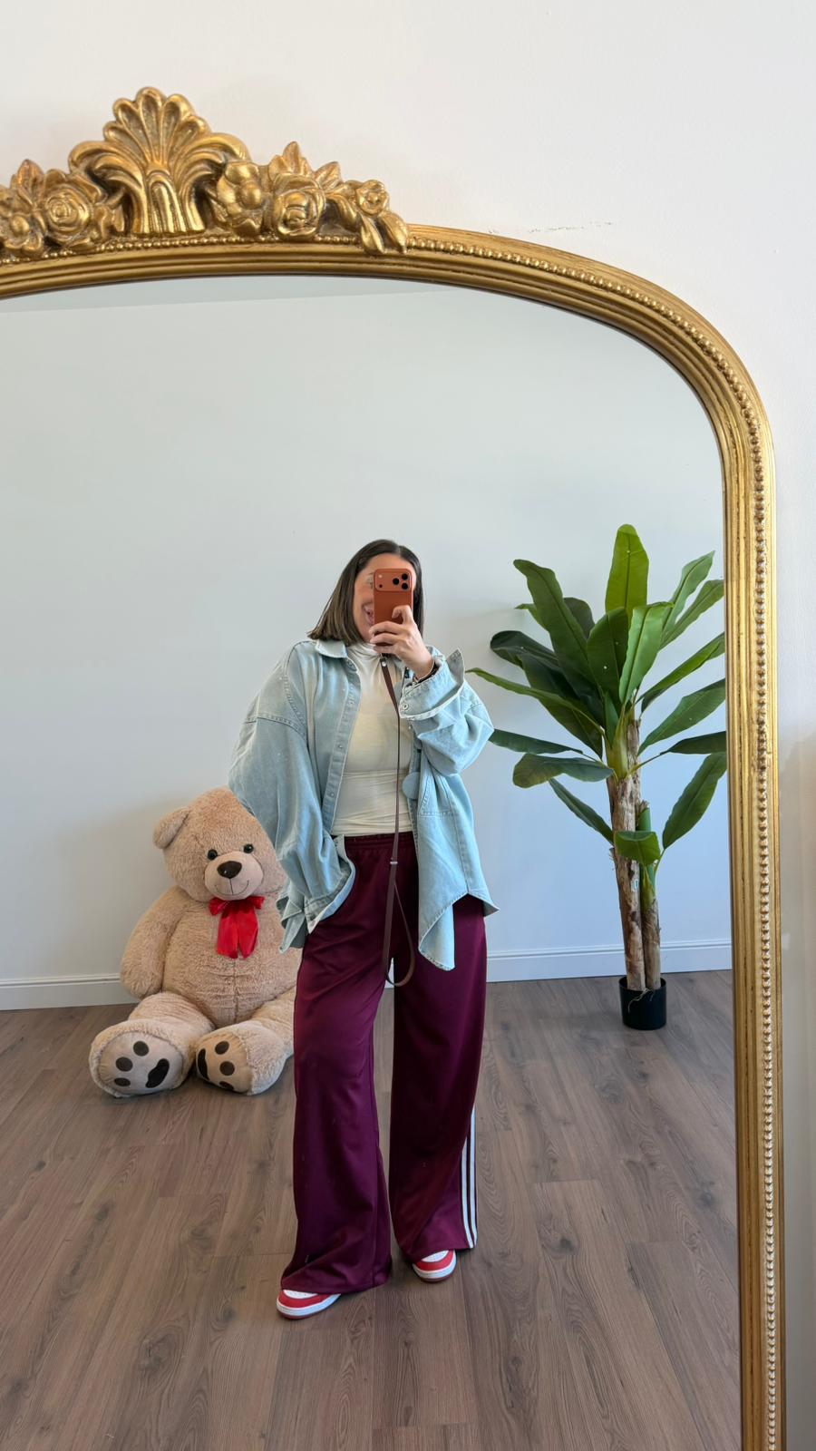 PANTALONE BORDEAUX RIGHE BIANCHE NEW