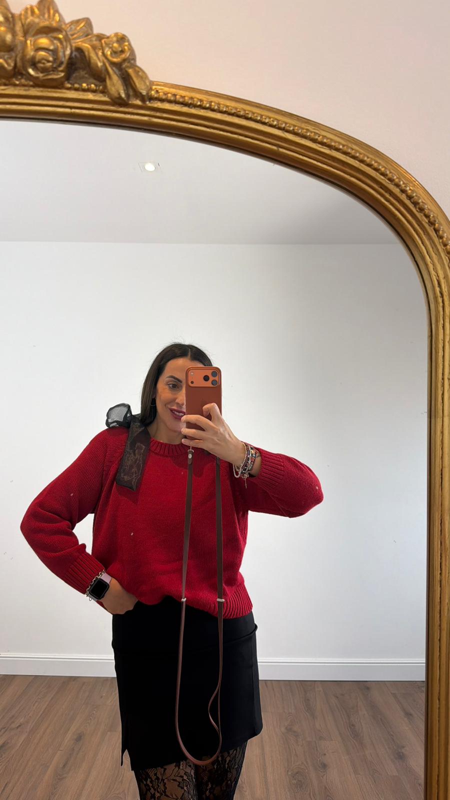 MAGLIONE CON FIOCCO 10360 NEW