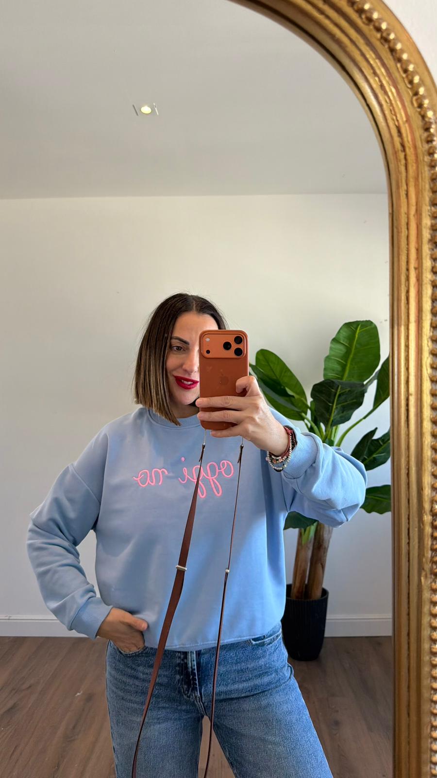 FELPA "OGGI NO" 0384 NEW