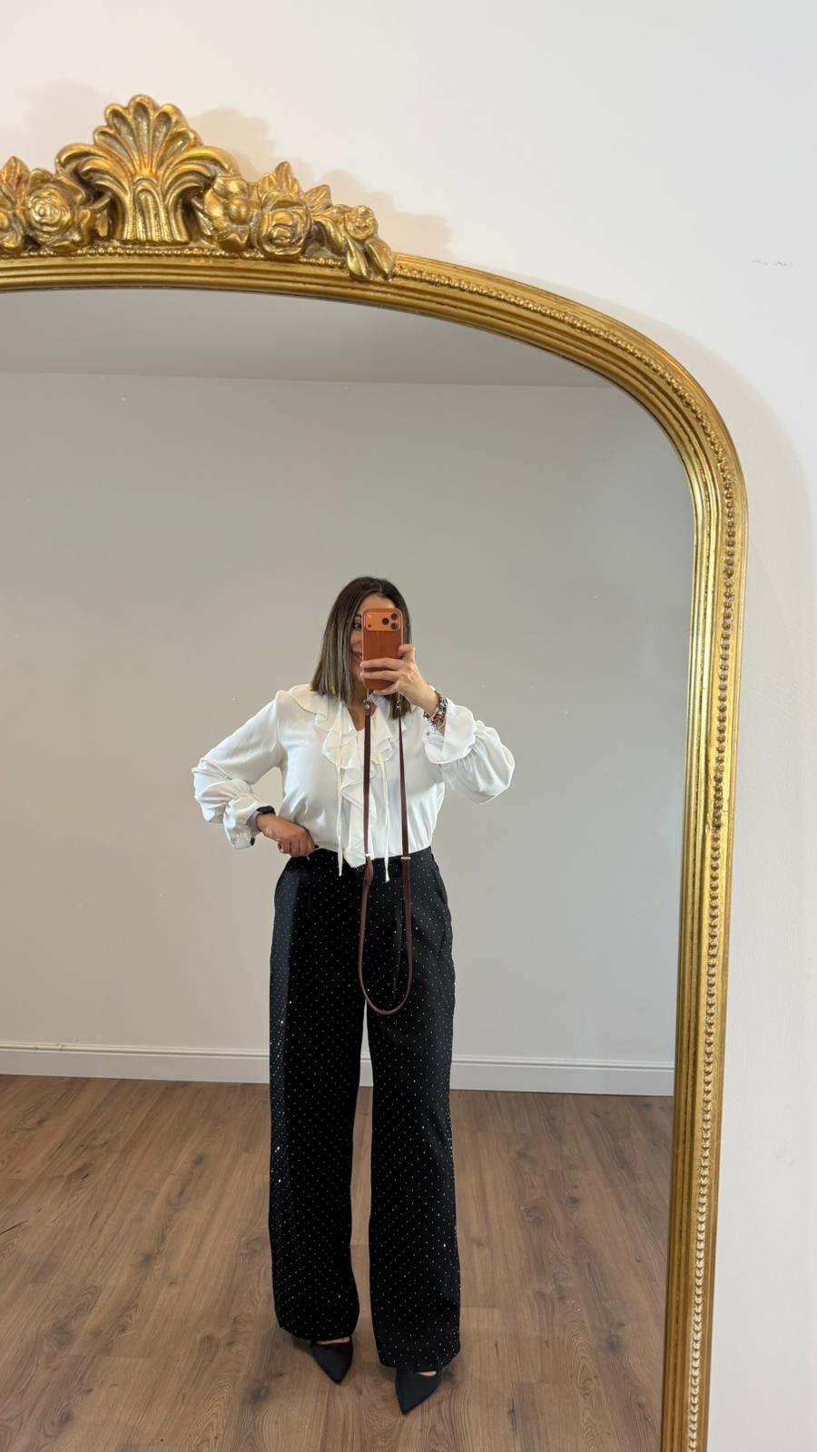 PANTALONI STRASS M12377 NEW