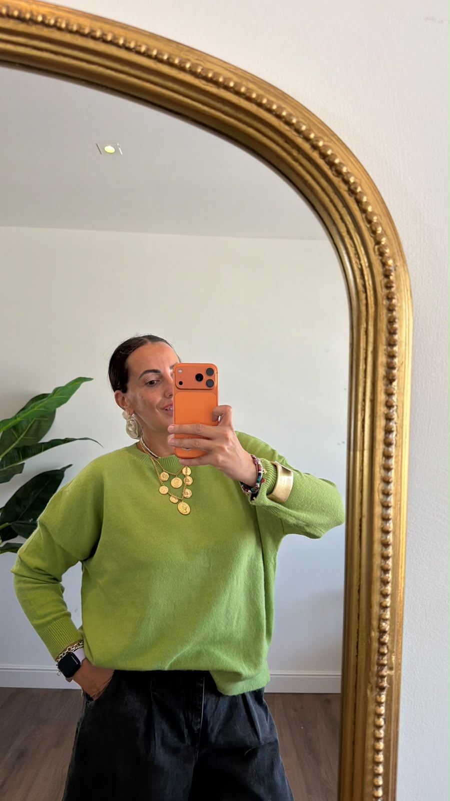 MAGLIONE GIROCOLLO VERDE SUSY STAR STM309 NEW