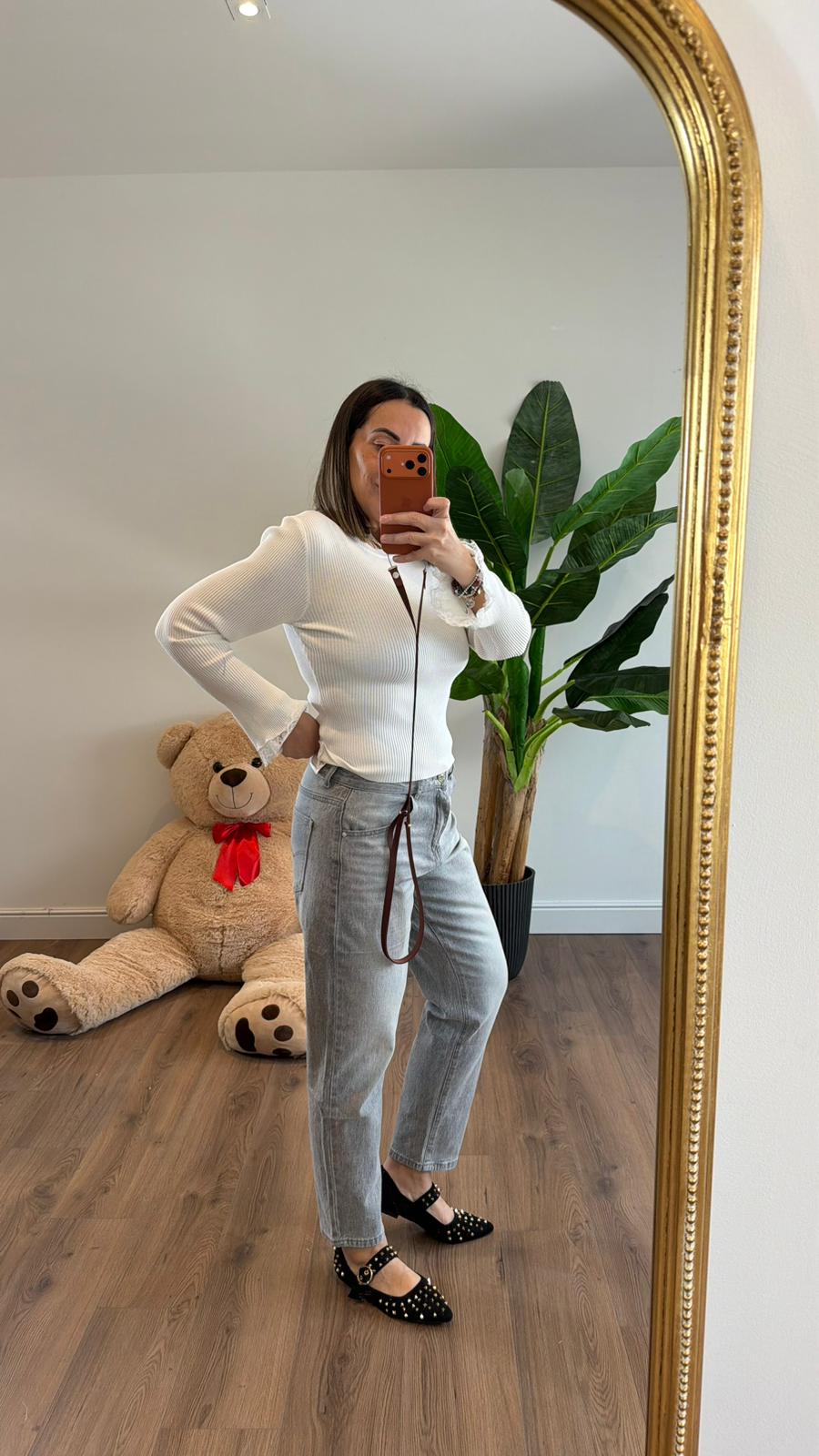 JEANS REGULAR GRIGIO TF922 NEW