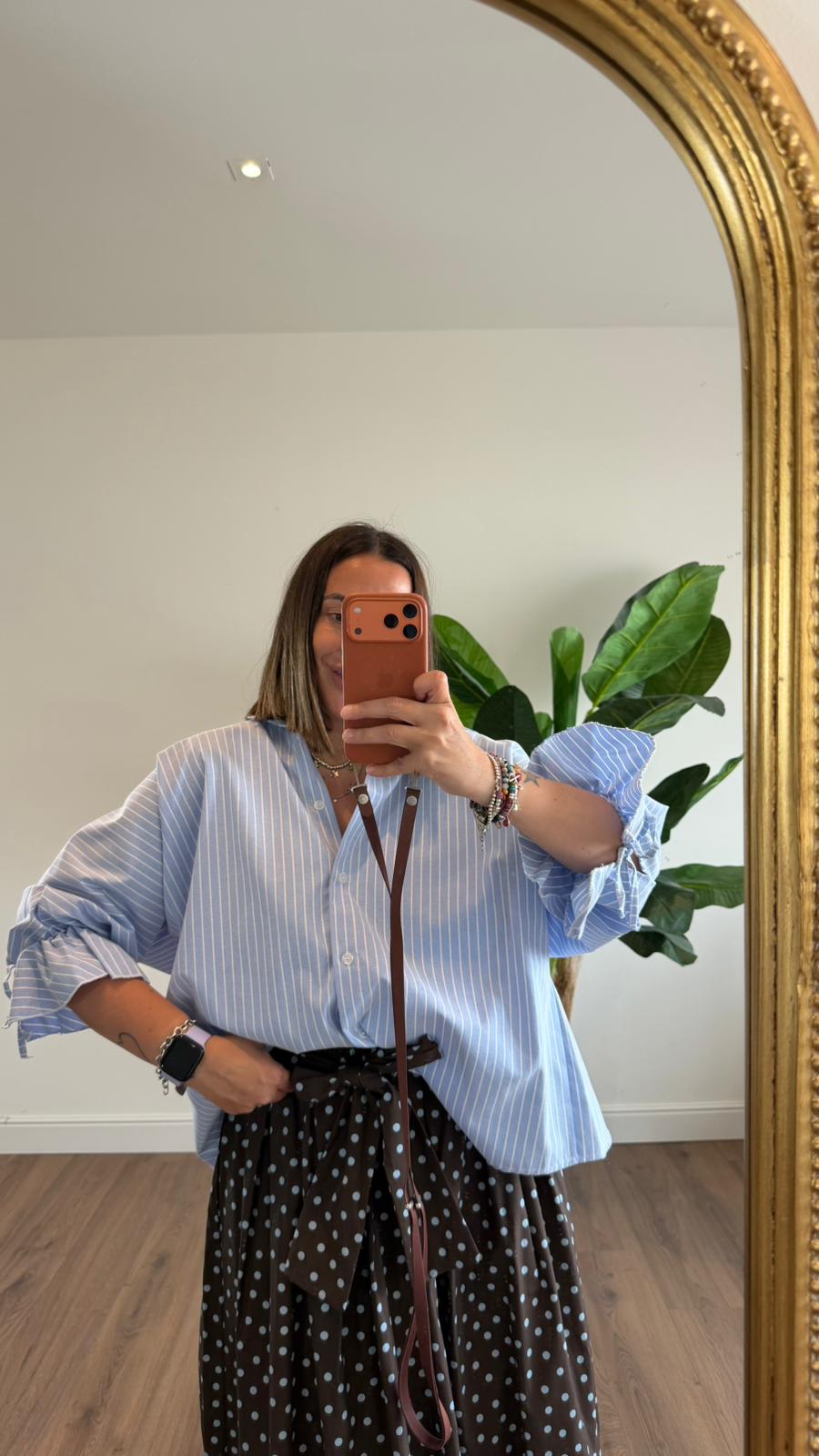 CAMICIA A RIGHE 23981 NEW