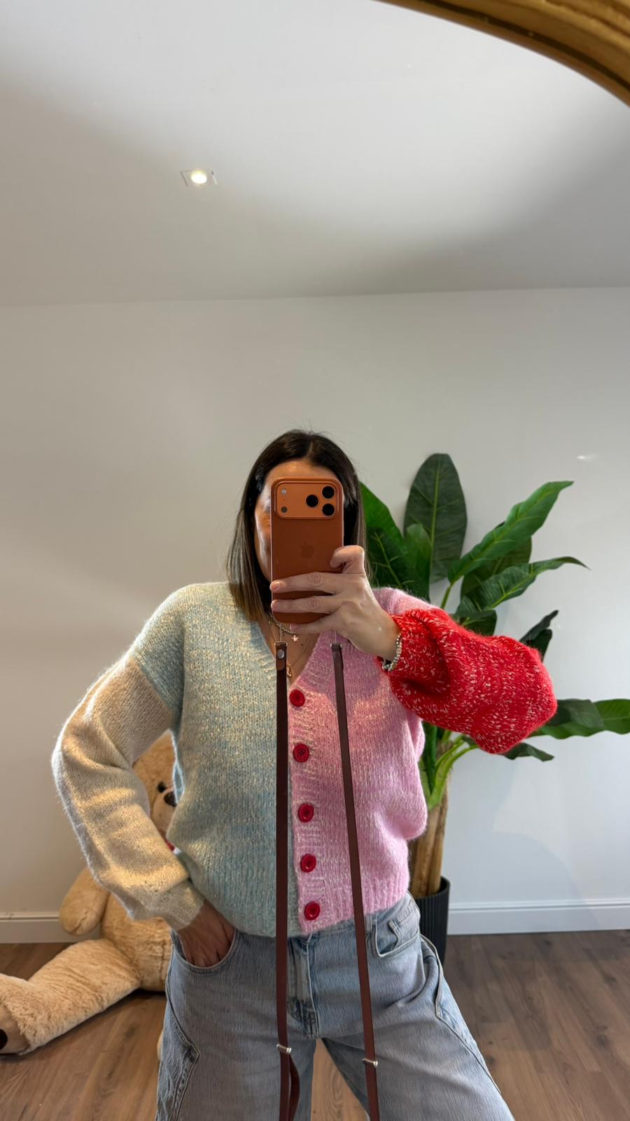 CARDIGAN COLORATO 10069 NEW