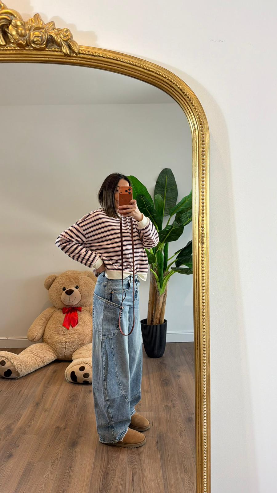 JEANS BALLOON SABBIATO H5165 NEW