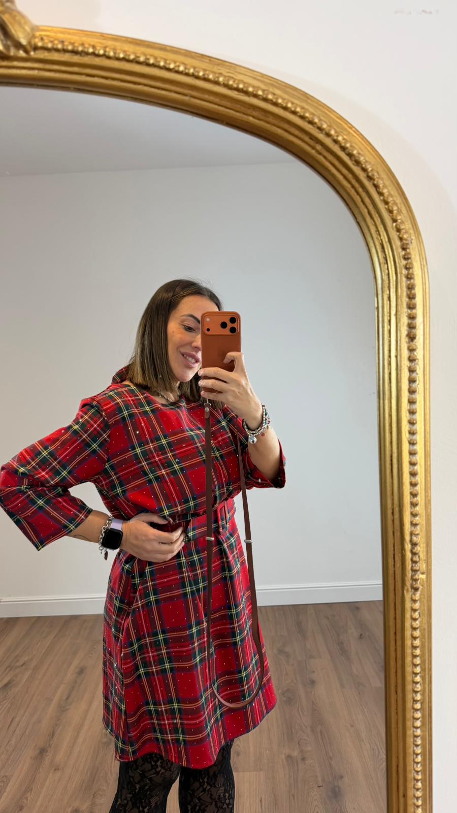 ABITO SCOZZESE CON BRILLANTINI 90910 NEW