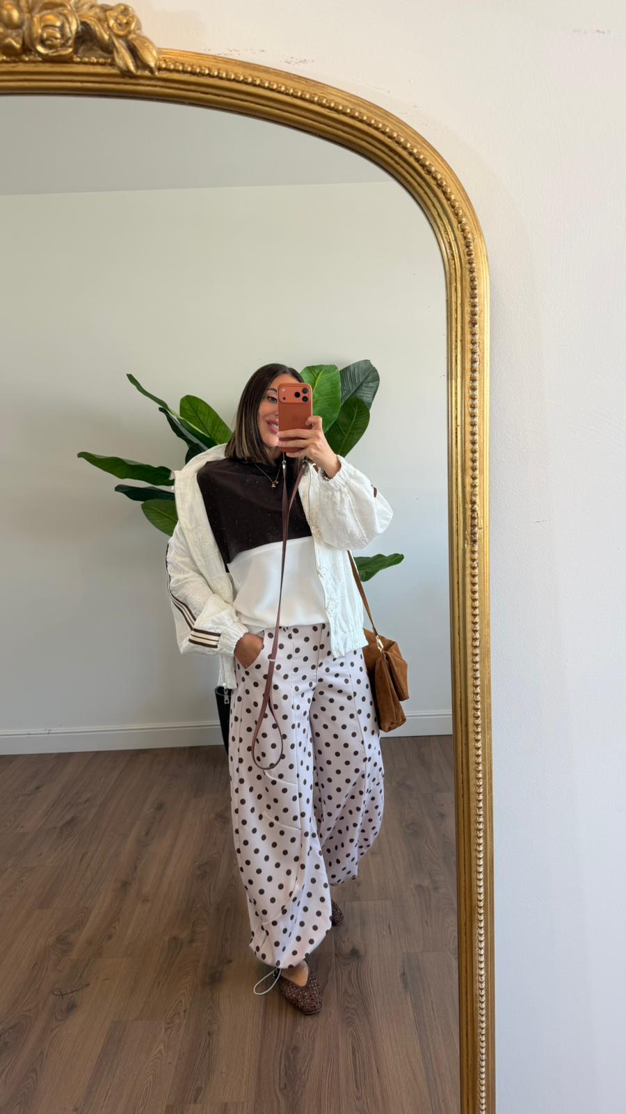 PANTALONE A POIS 13657 NEW