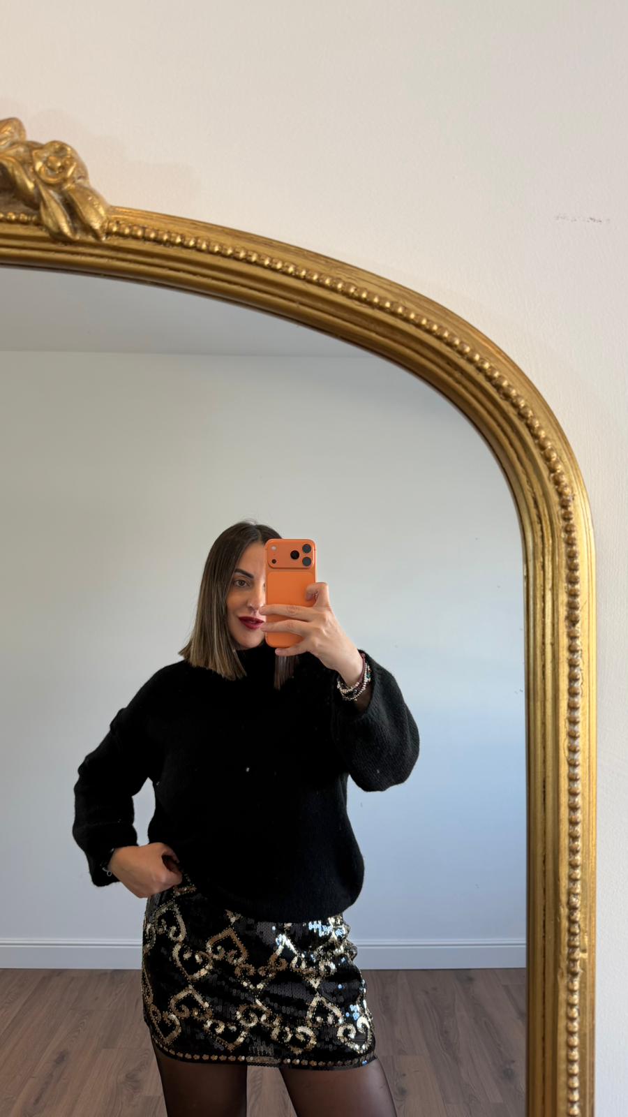 GONNA PAILLETTES J24403 NEW