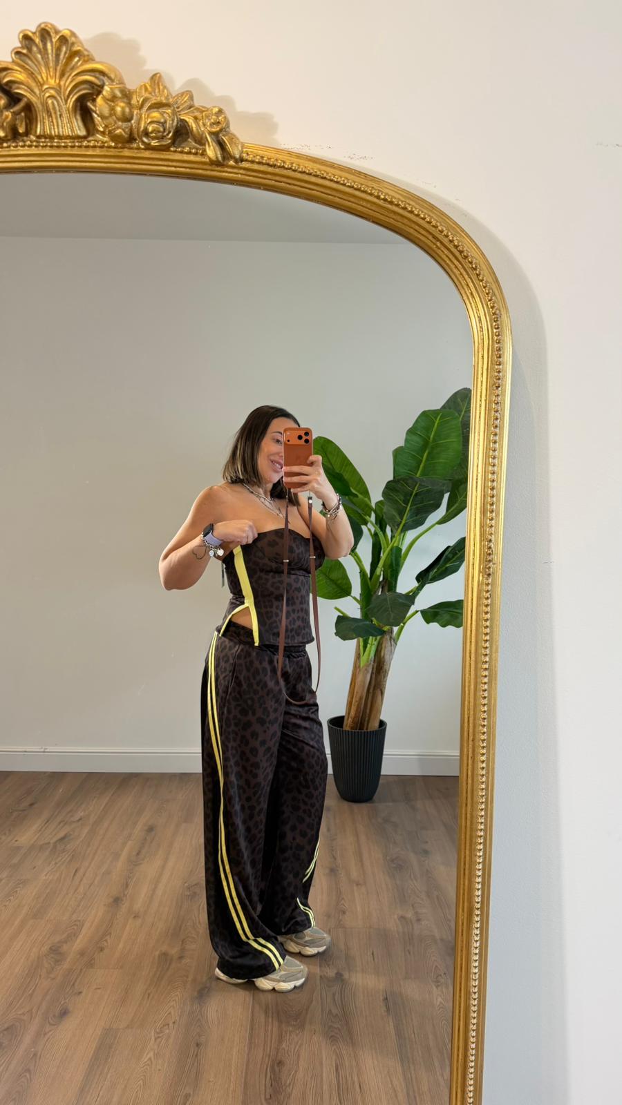 PANTALONE LEOPARDATO 7625 NEW