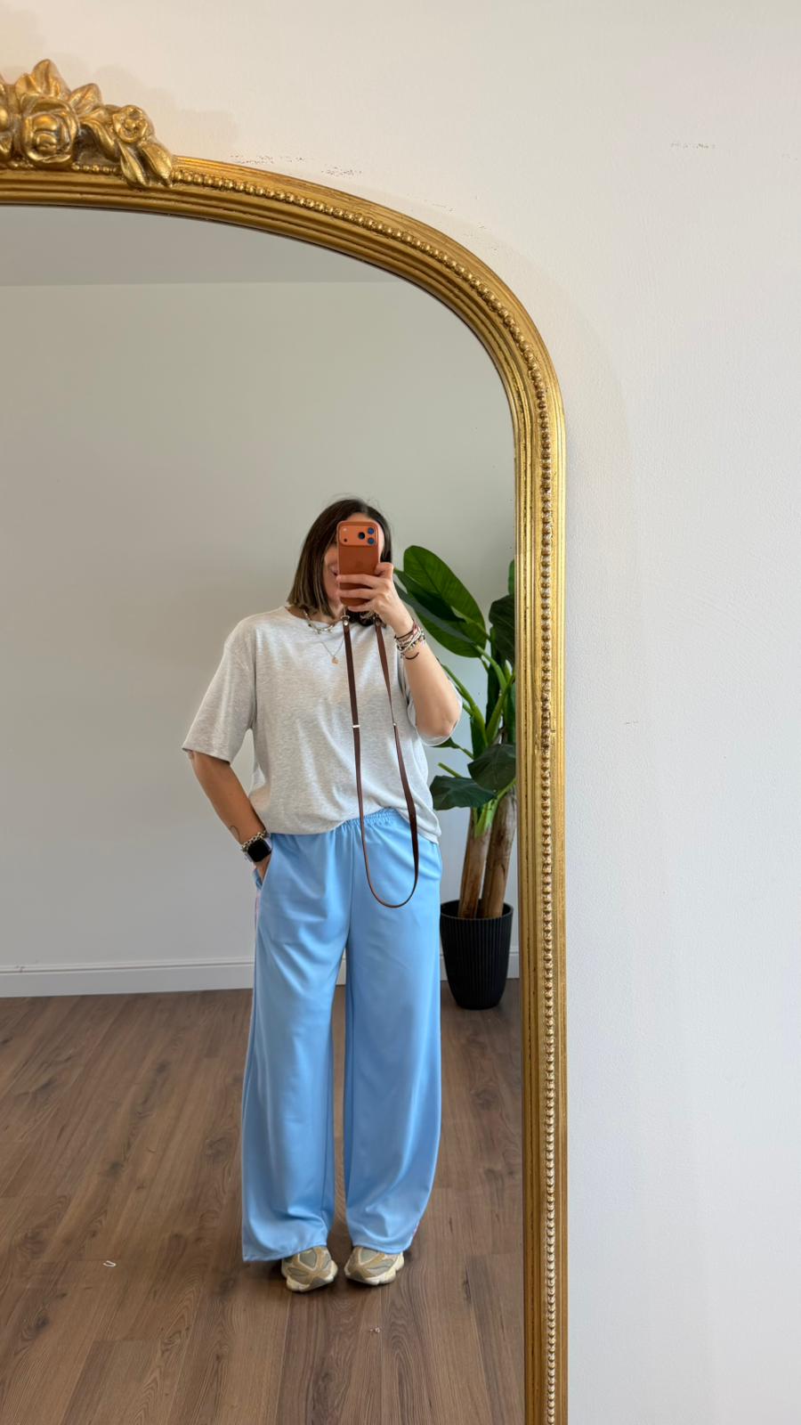 PANTALONE CON BANDE 7691 NEW