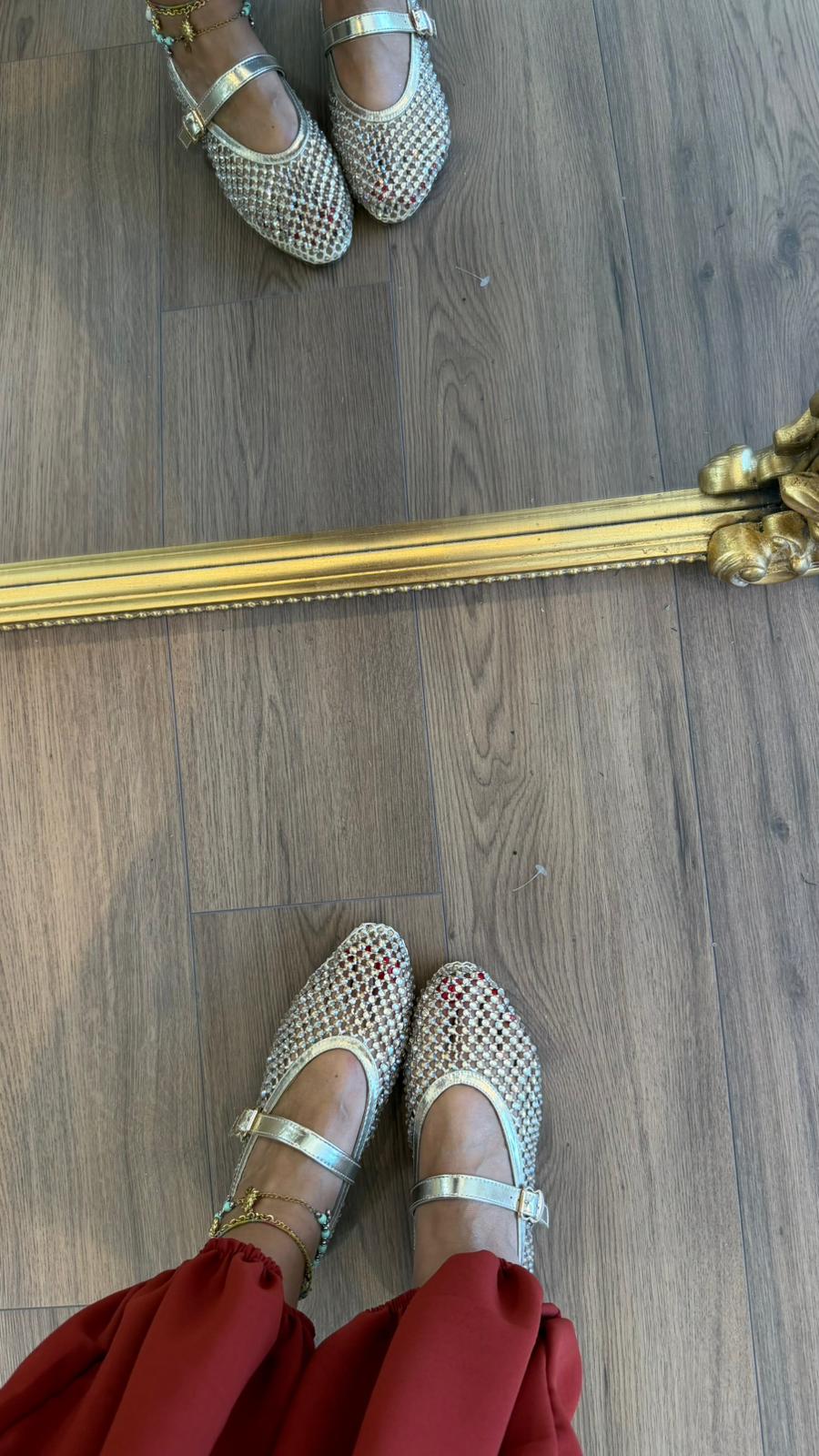 BALLERINA STRASS ORO J0207 NEW
