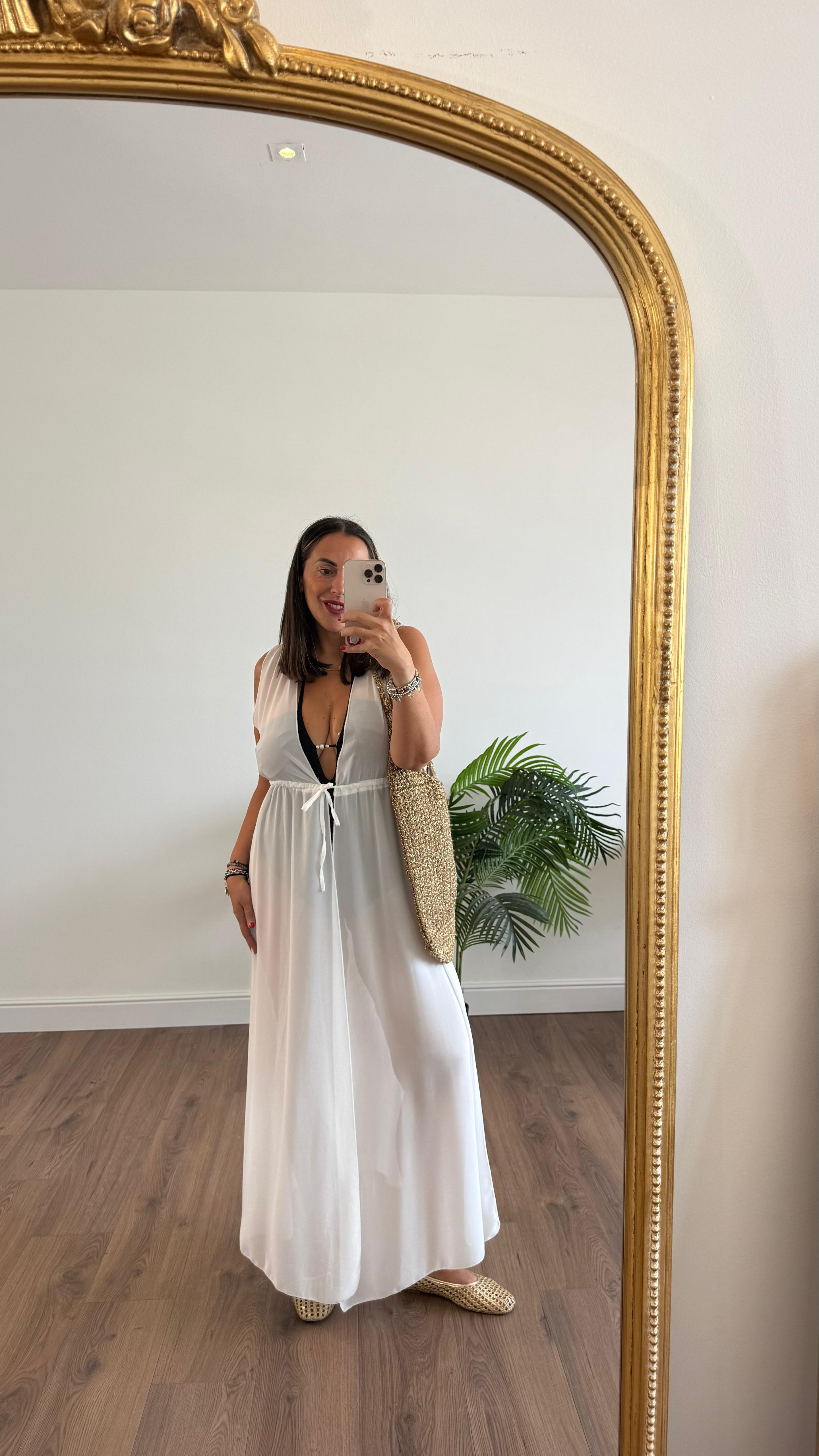 KIMONO BLACK AND WHITE 10017 NEW