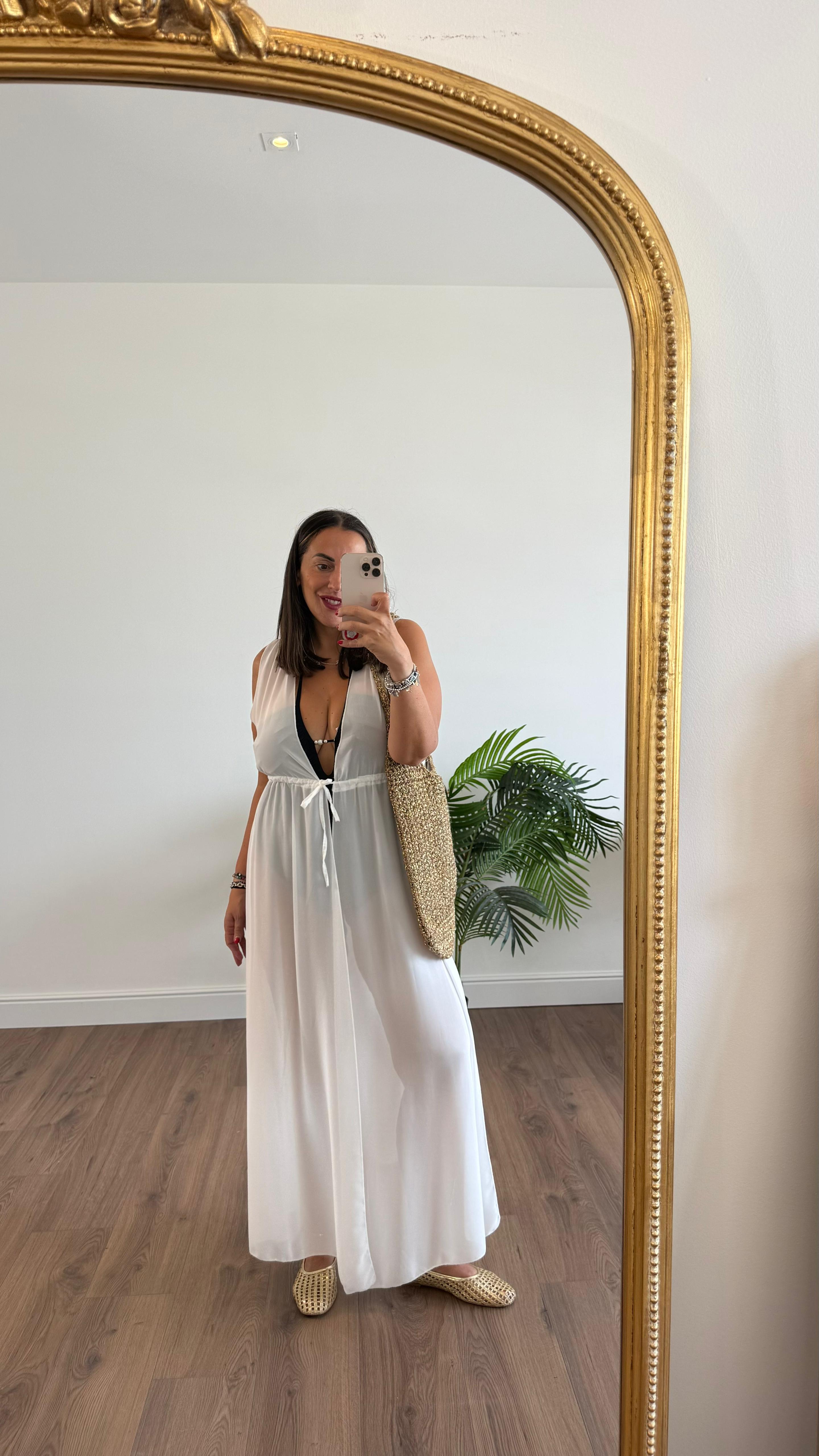 KIMONO BLACK AND WHITE 10017 NEW