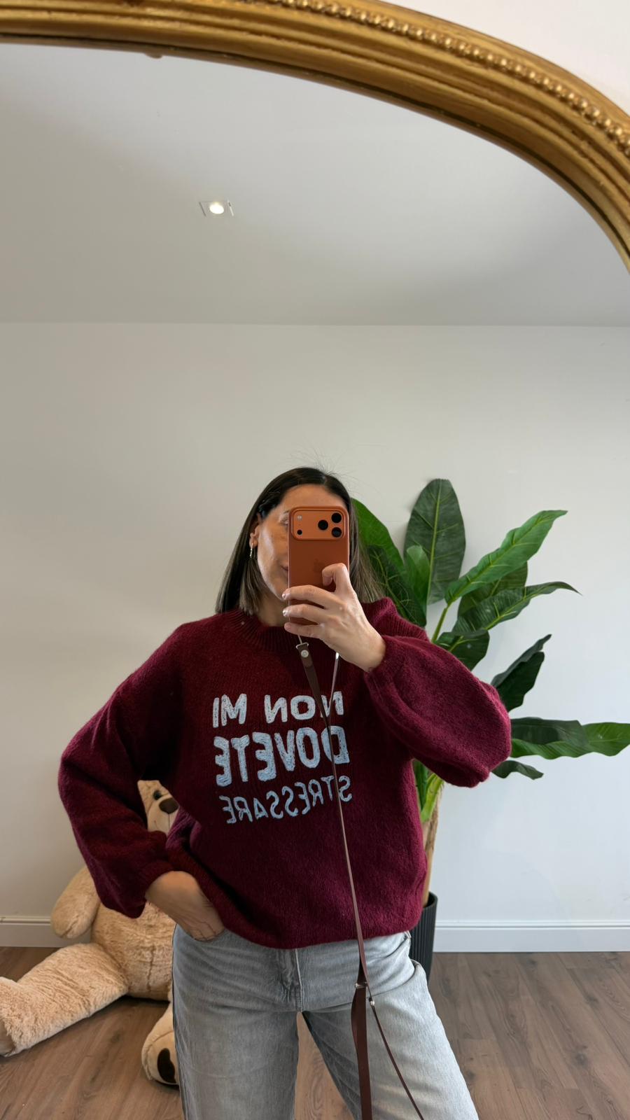 MAGLIONE "NON MI DOVETE STRESSARE" 3591 NEW