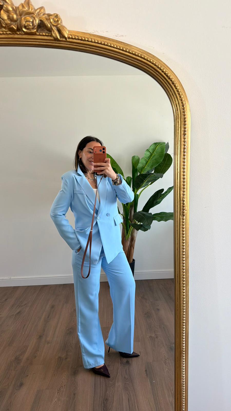 PANTALONE A PALAZZO 3715 NEW